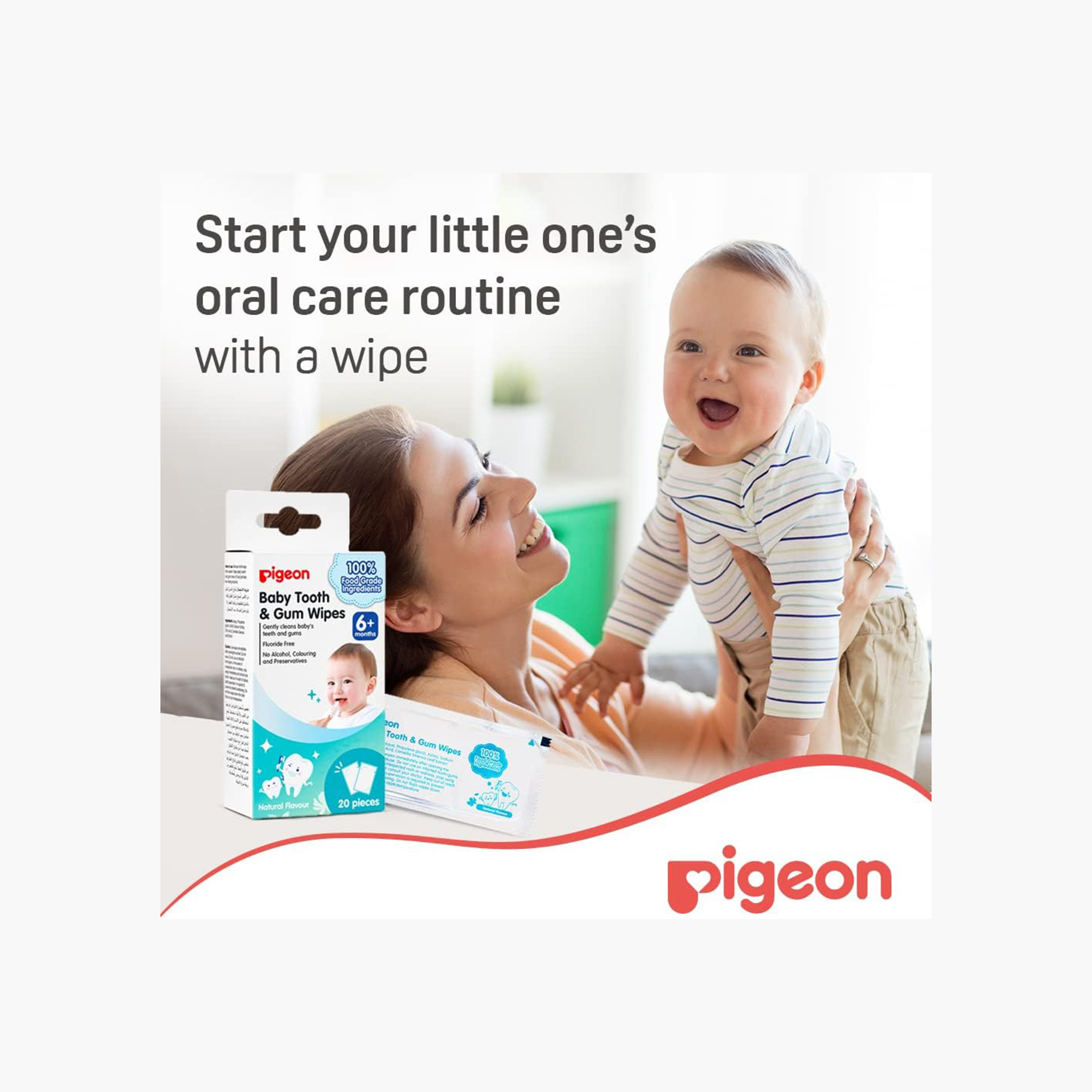 Pigeon Baby Tooth and Gum Wipes - Set of 20-baby-bathandcare-oralcare-image-7