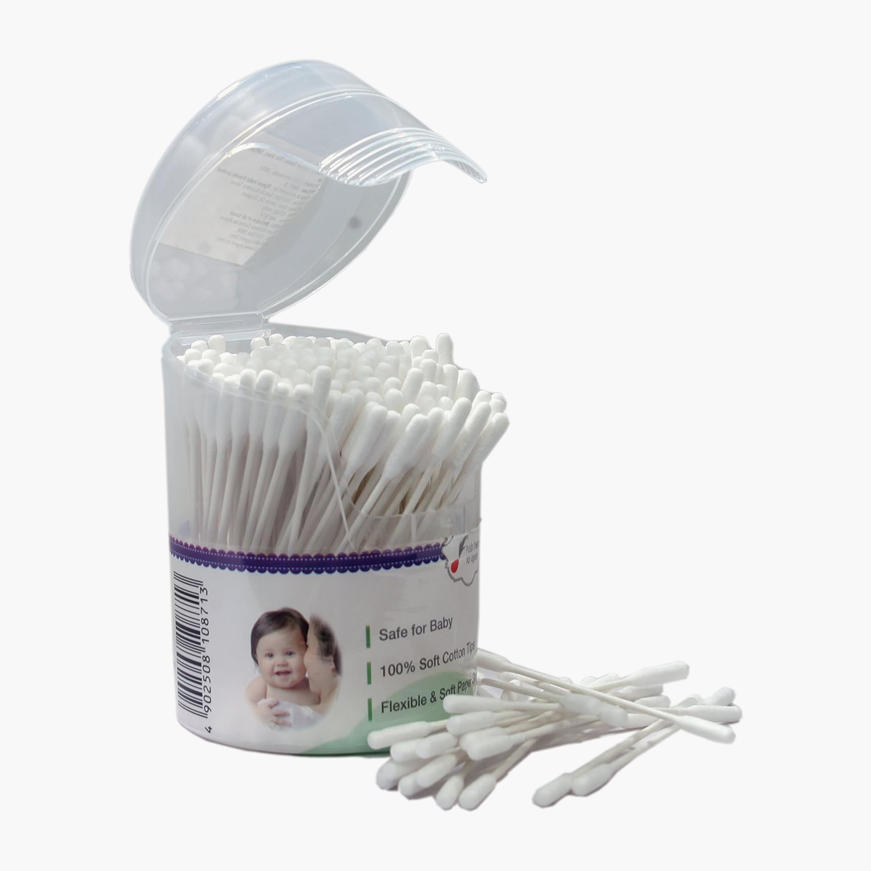 Pigeon Baby Cotton Swab - Set of 200-beautyandpersonalcare-babycare-babygrooming-image-1