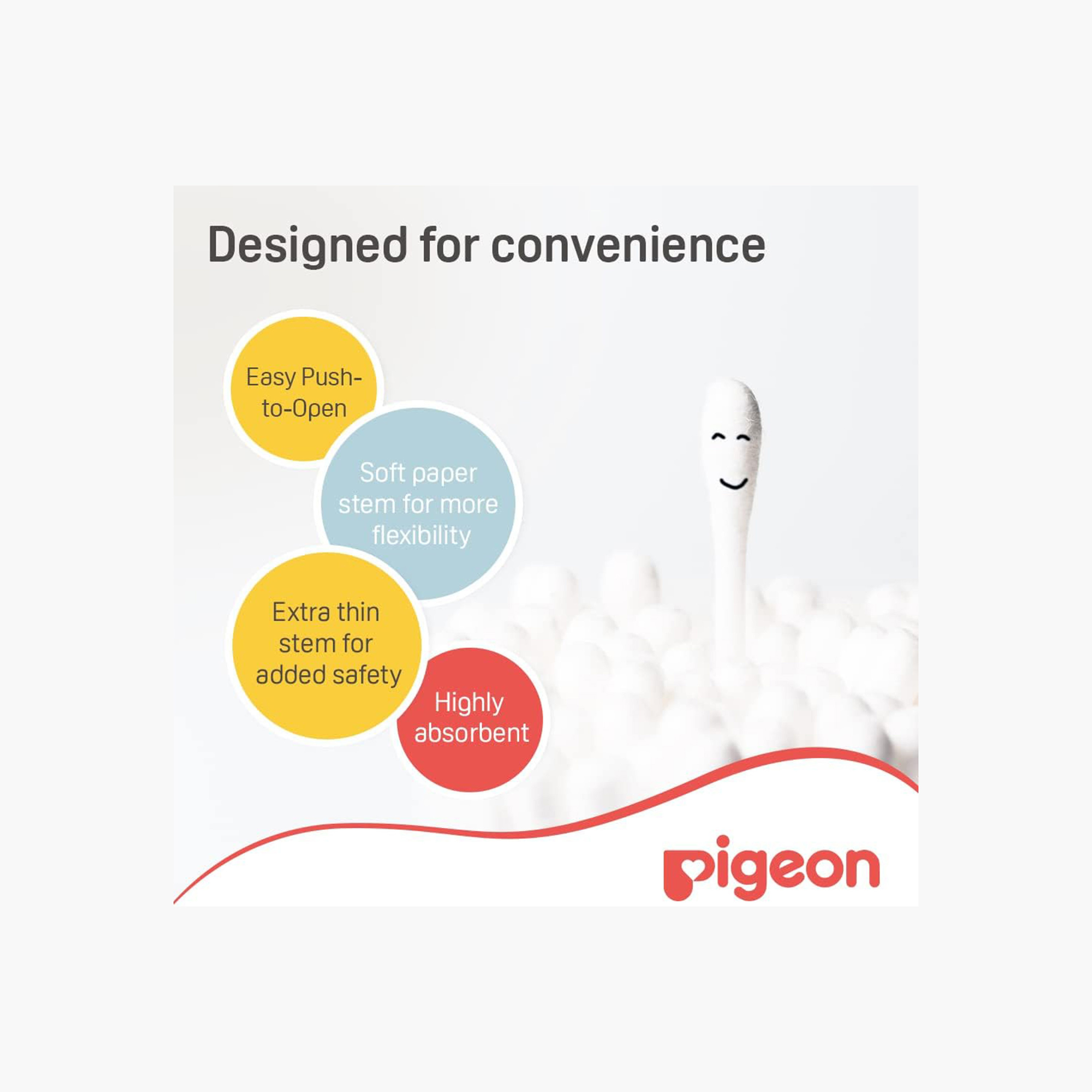 Pigeon Baby Cotton Swab - Set of 200-beautyandpersonalcare-babycare-babygrooming-image-3