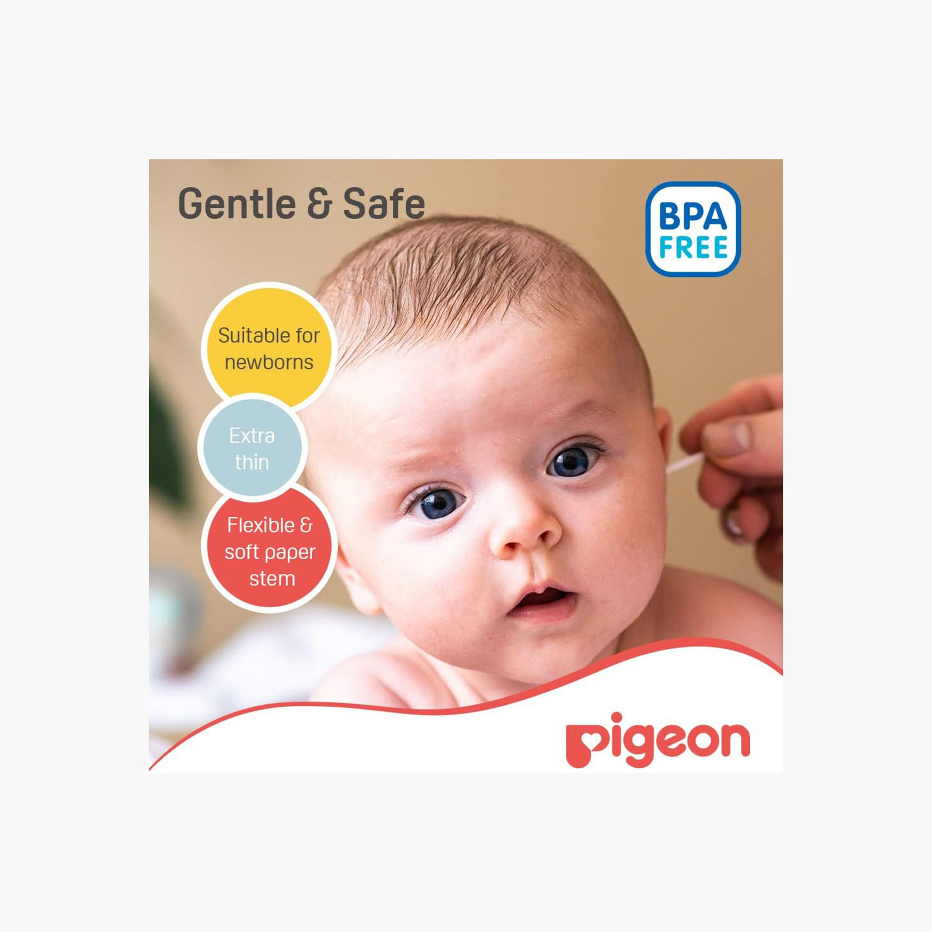 Pigeon Baby Cotton Swab - Set of 200-beautyandpersonalcare-babycare-babygrooming-image-4