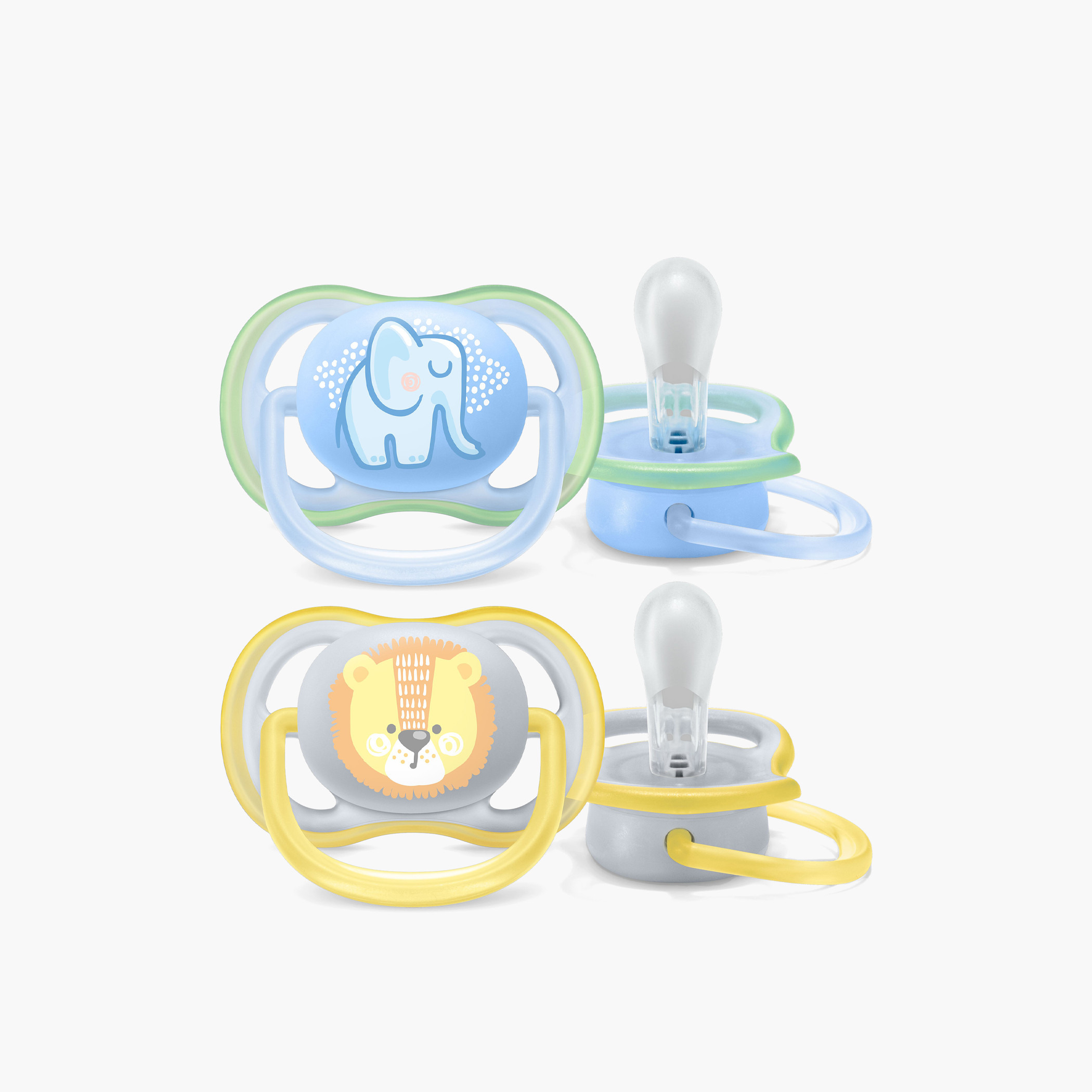 Philips Avent 2-Piece Ultra Air Animal Print Pacifier Set - 0-6 months-baby-feeding-pacifiers-image-2