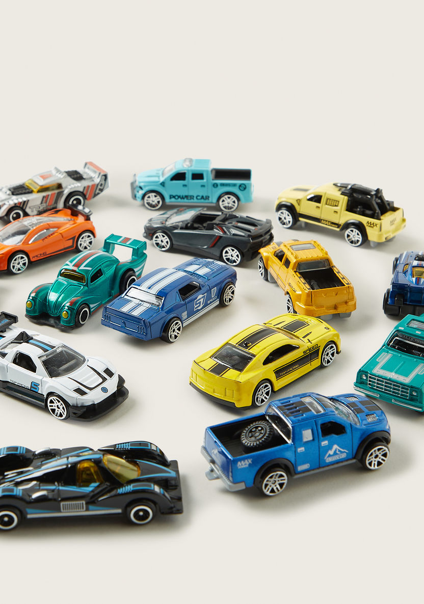 Juniors 18-Piece Die Cast Toy Car Set-Scooters and Vehicles-image-3