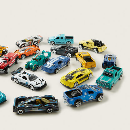 Juniors 18-Piece Die Cast Toy Car Set-Scooters and Vehicles-image-3