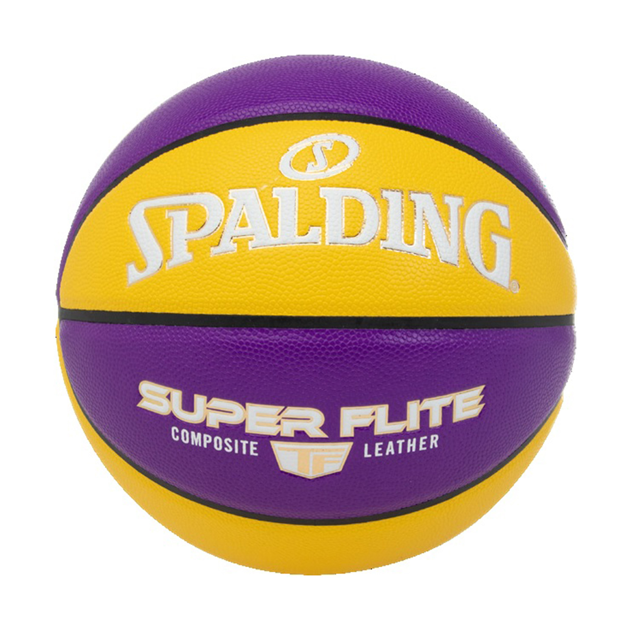كرة السلة المركبة من سبالدينغ سوبر فلايت مقاس 7 - أصفر-sports-gear-basketball-image-1