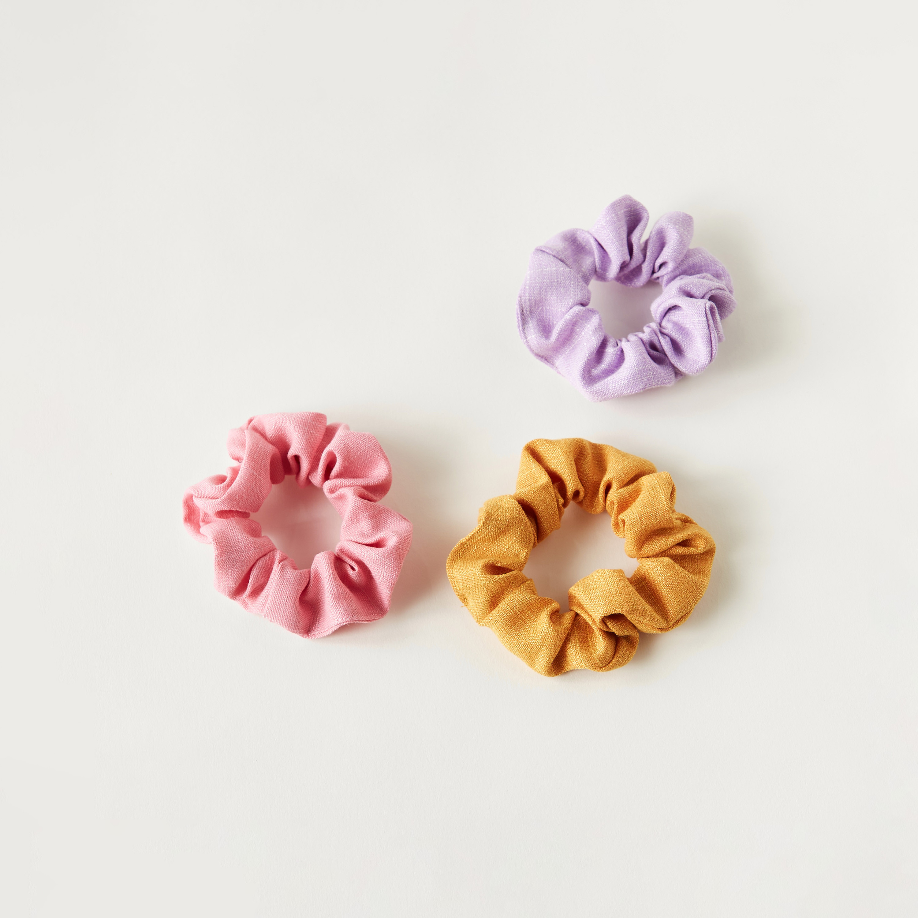 سكرانشي شعر سادة - طقم 3 قطع-women-hairaccessories-scrunchies-image-3