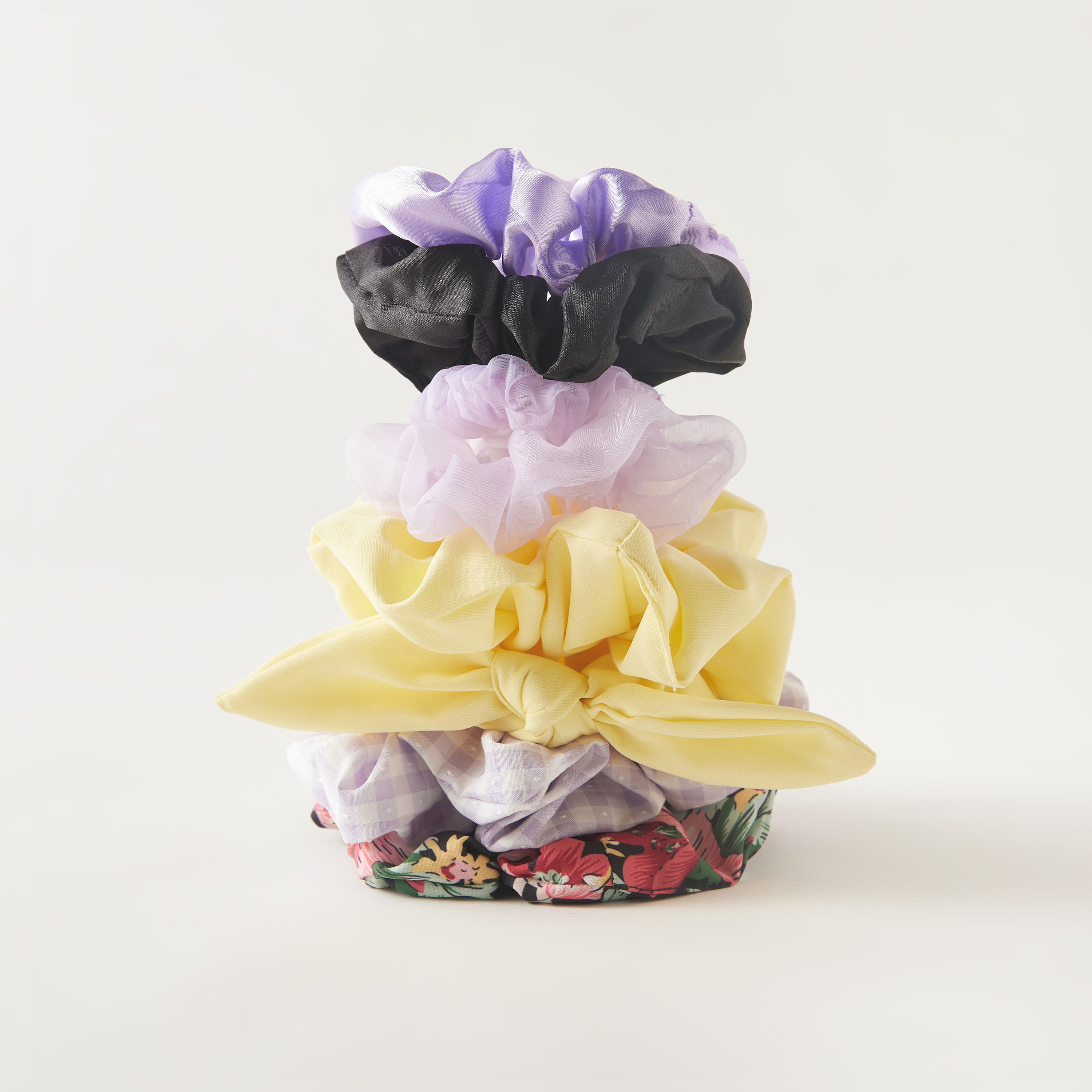 Assorted Hair Scrunchie - Set of 8-women-hairaccessories-scrunchies-image-1