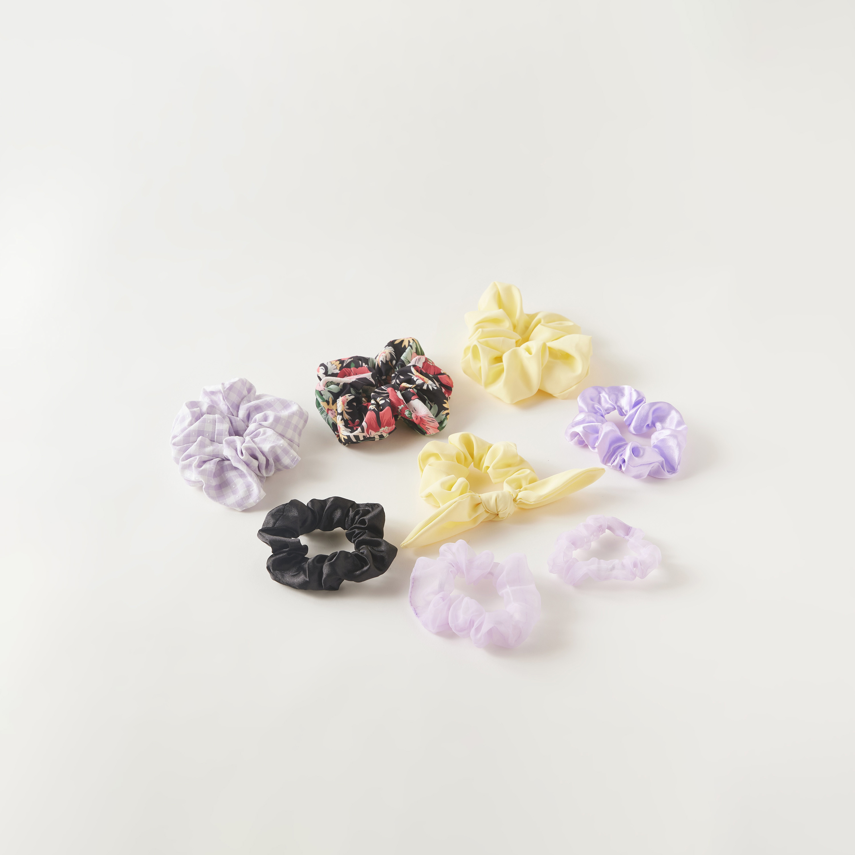 Assorted Hair Scrunchie - Set of 8-women-hairaccessories-scrunchies-image-3