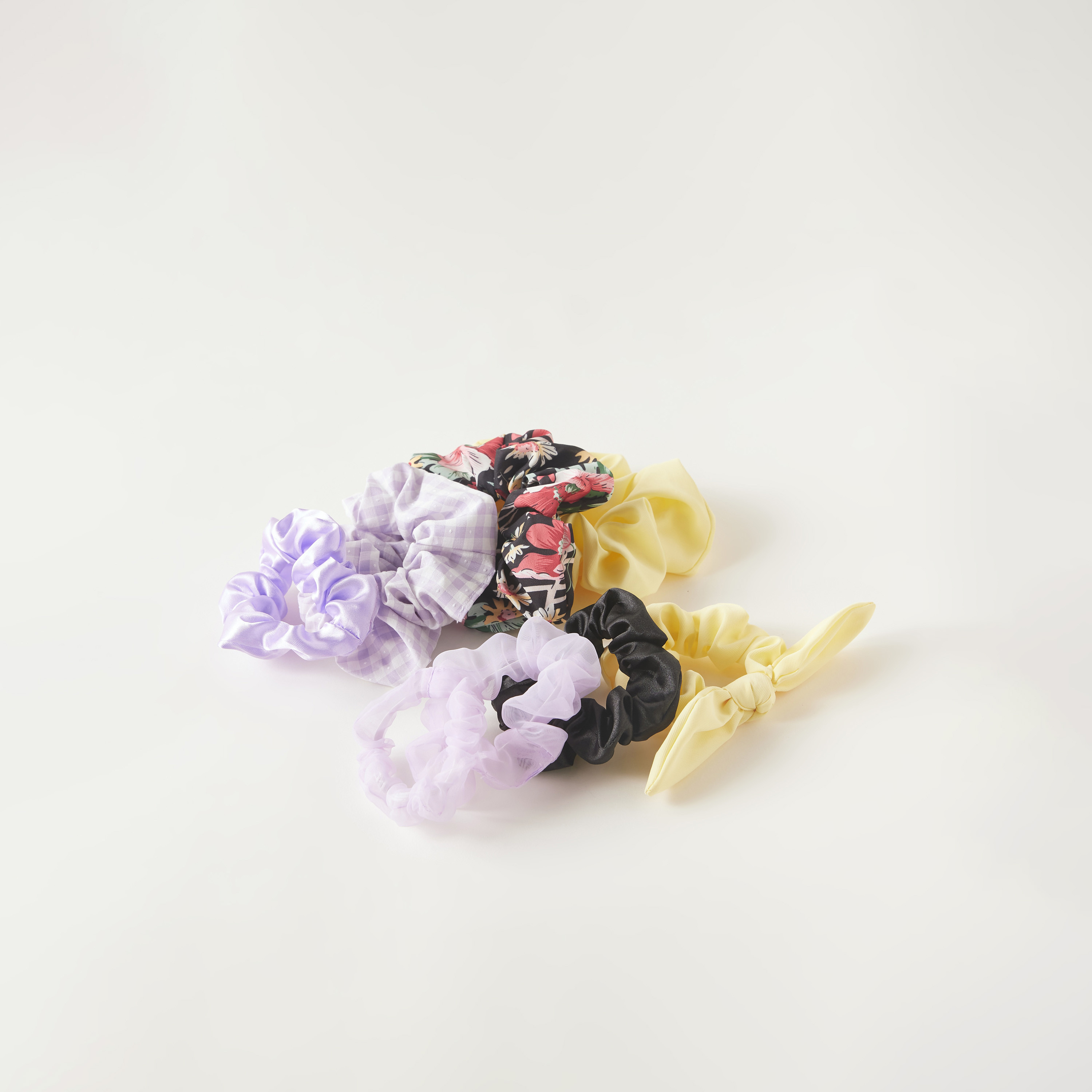 Assorted Hair Scrunchie - Set of 8-women-hairaccessories-scrunchies-image-4