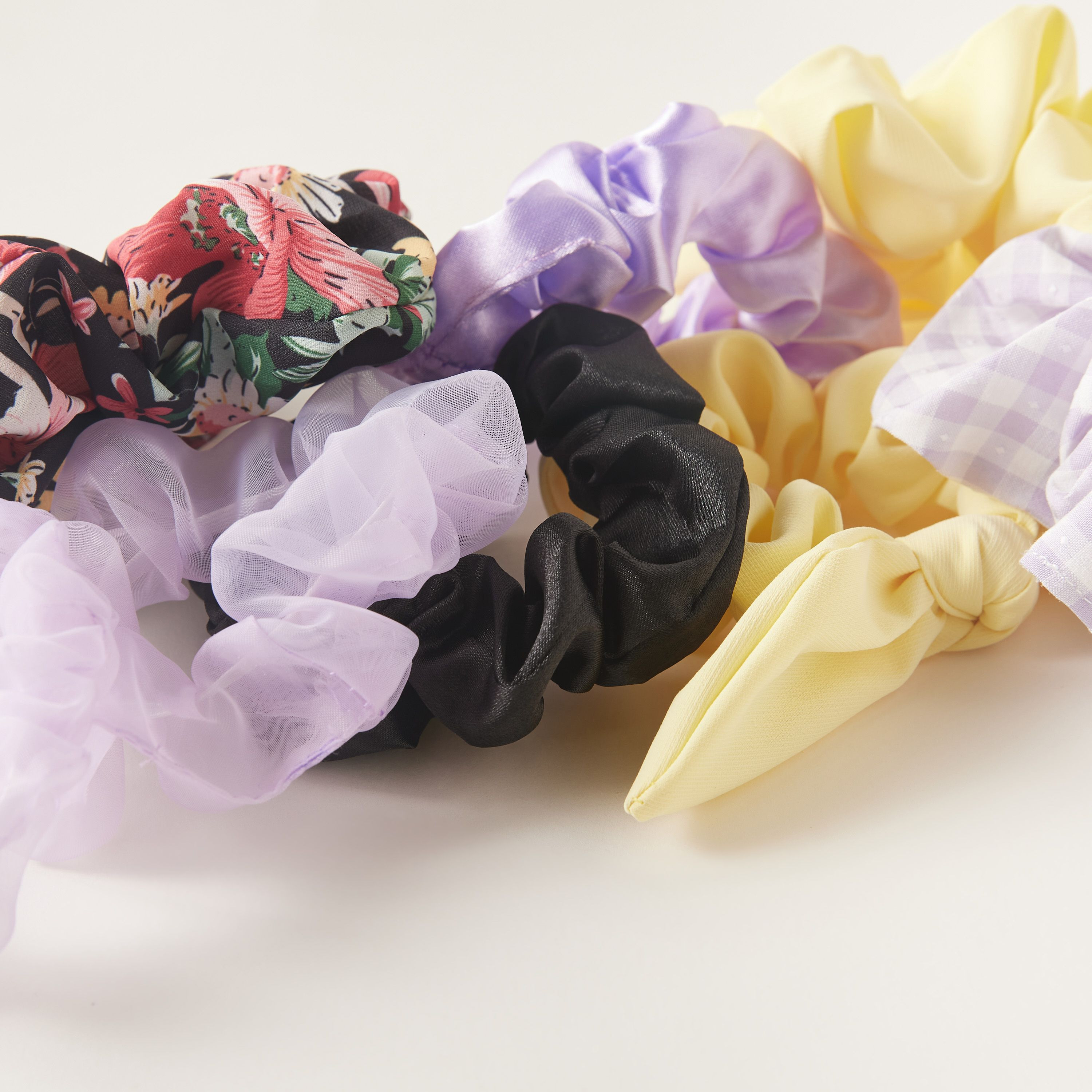 Assorted Hair Scrunchie - Set of 8-women-hairaccessories-scrunchies-image-5
