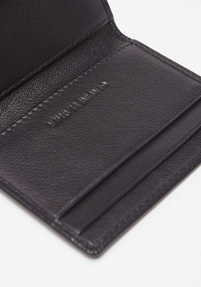 Lee Cooper Textured Bi-Fold Wallet with Elasticated Strap
