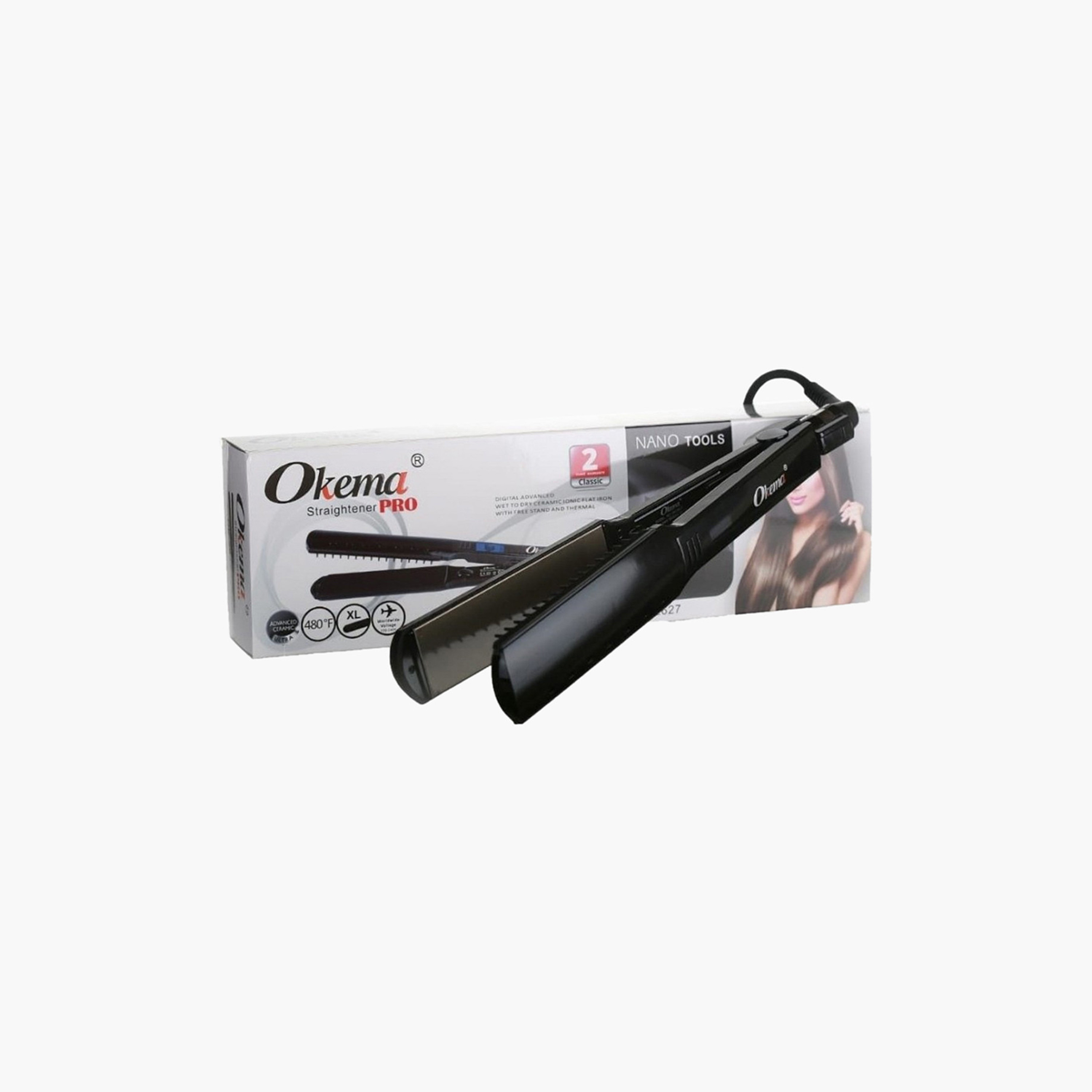مكواة شعر برو من أوكيما-beautyandpersonalcare-appliances-hairstylingtools-straighteners-image-1