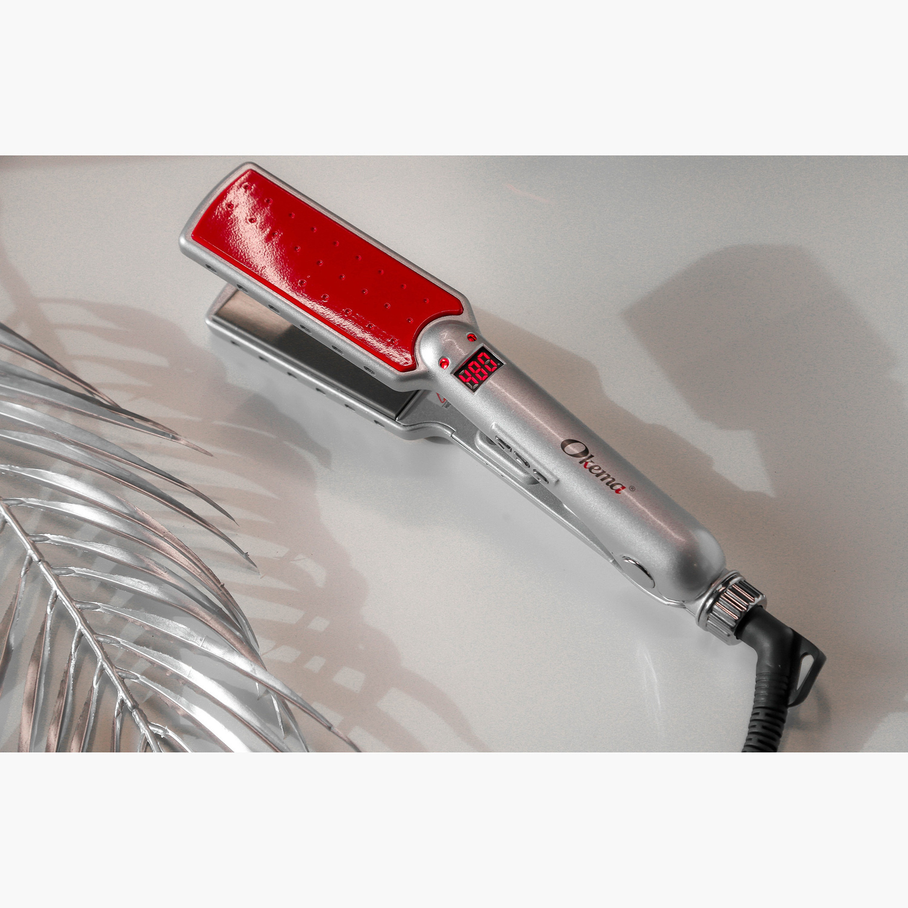Okema Ceramic Flat Iron Hair Straightener-beautyandpersonalcare-appliances-hairstylingtools-straighteners-image-6