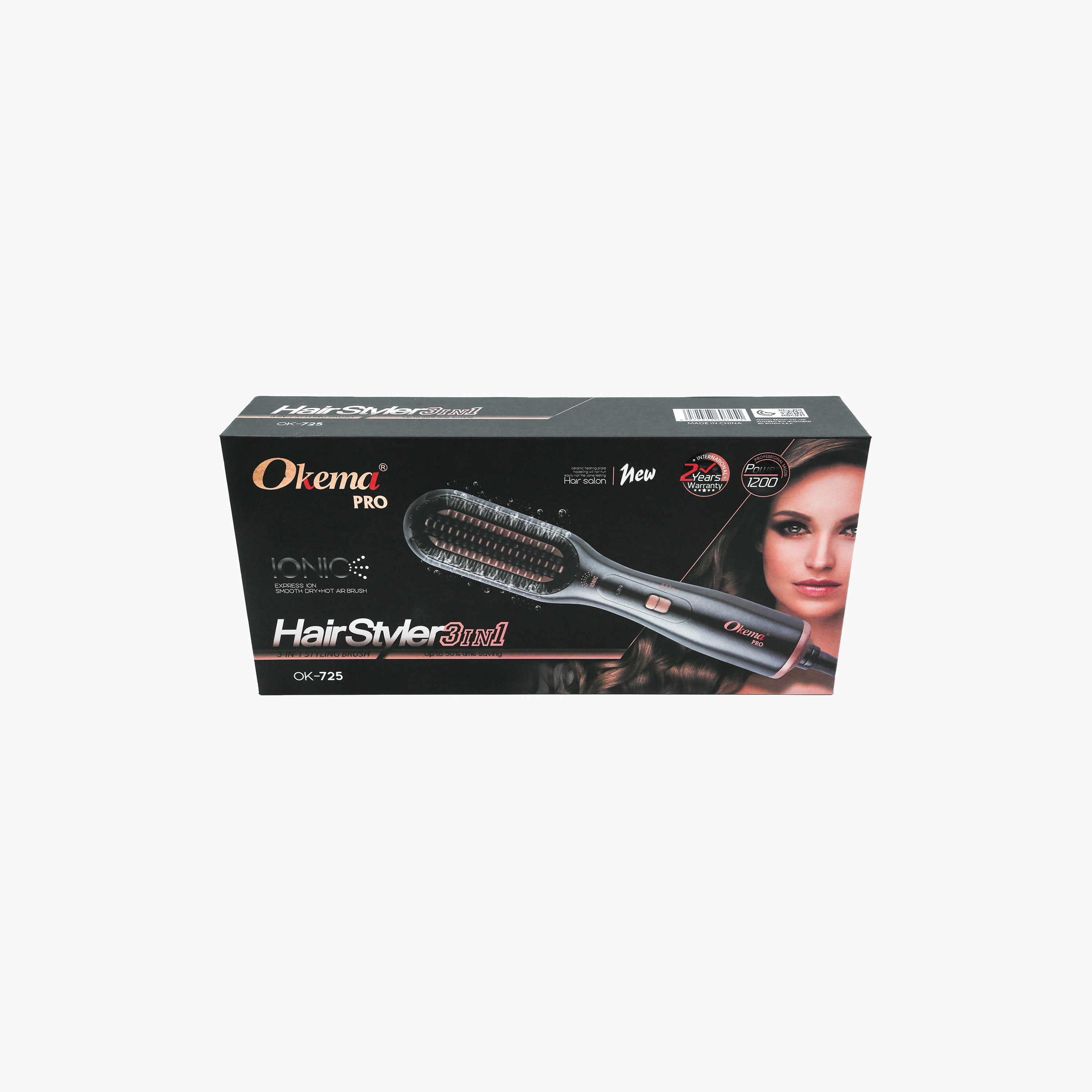 Okema Pro 3-in-1 Hair Straightening and Styling Brush-beautyandpersonalcare-appliances-hairstylingtools-straighteners-image-5