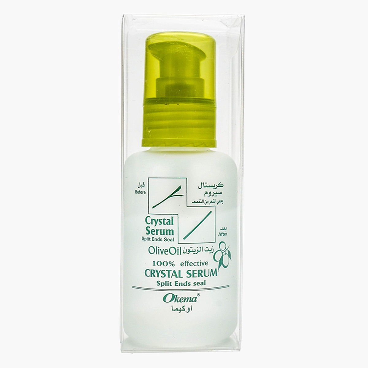 Okema Olive Oil Crystal Hair Serum - 60 ml-beautyandpersonalcare-hair-haircare-hairserums-image-2