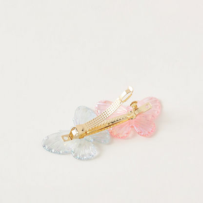 Buy Women's Butterfly Accent Barrette Hair Clip Online | Centrepoint Oman