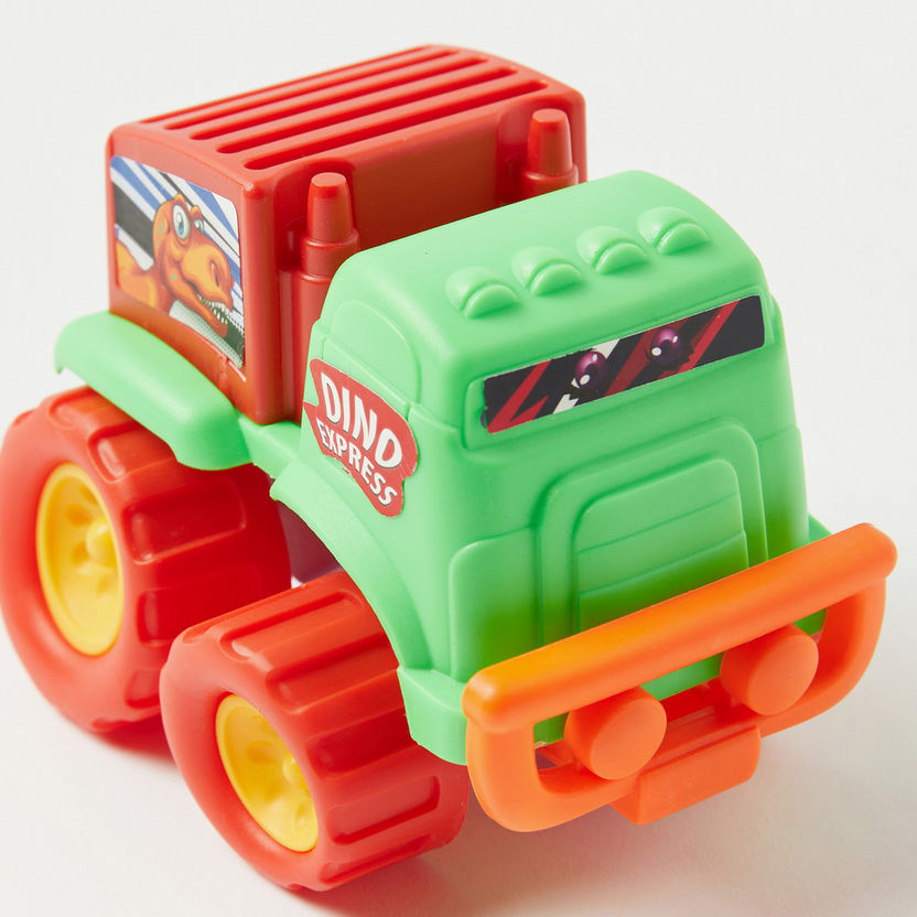 Juniors Dino Express Mini Monster Wheel Toy Truck-Scooters and Vehicles-image-2