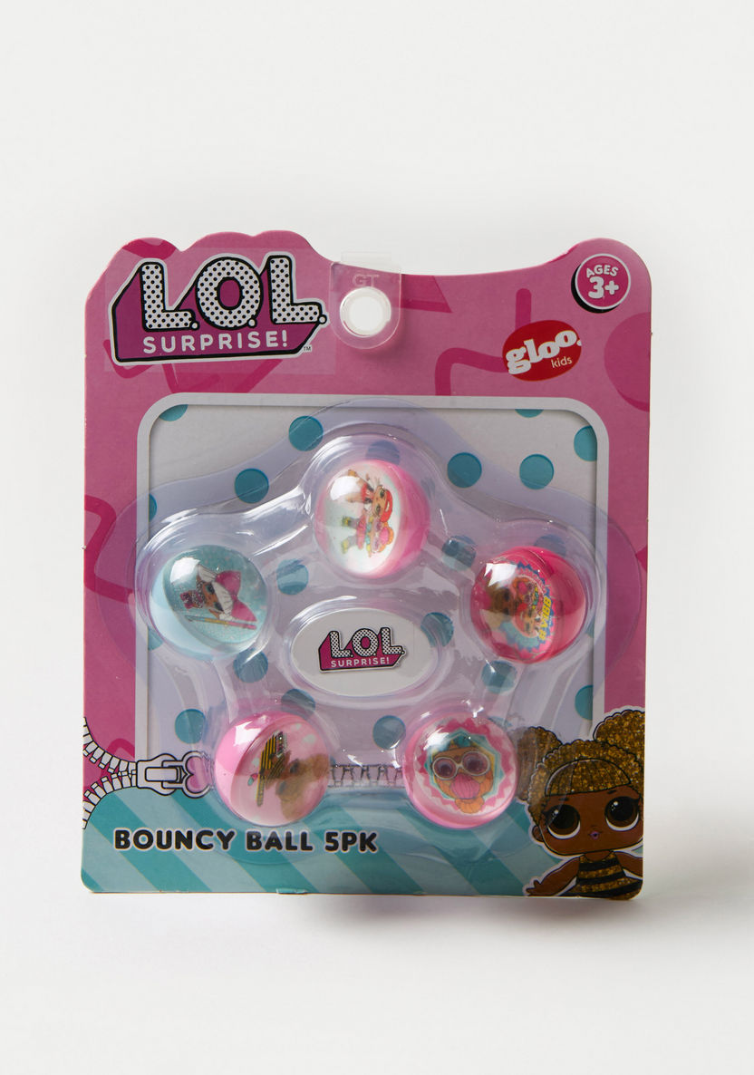 L.O.L. Surprise! 5-Piece Bouncy Ball Set-Novelties and Collectibles-image-0