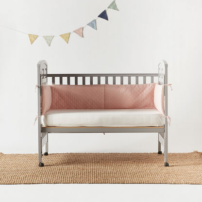 Giggles Textured Cot Bumper - 30x400 cms-Baby Bedding-image-1