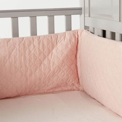 Giggles Textured Cot Bumper - 30x400 cms-Baby Bedding-image-2
