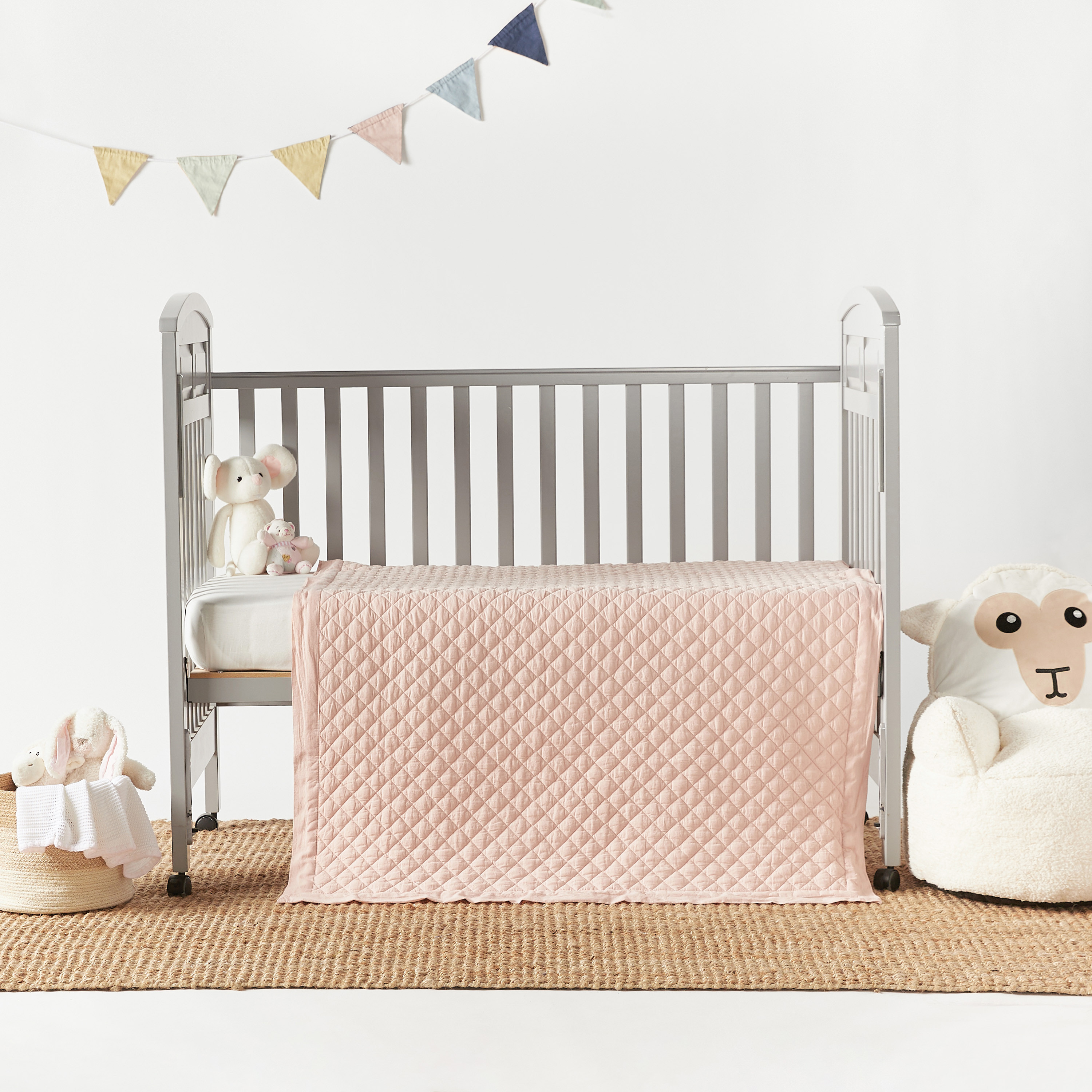 Buy Giggles Textured Quilt 100x130 cms Online Mothercare Bahrain