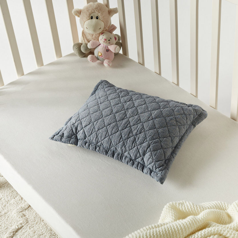 Giggles Vintage Quilted Pillow - 25x36 cm-Baby Bedding-image-0