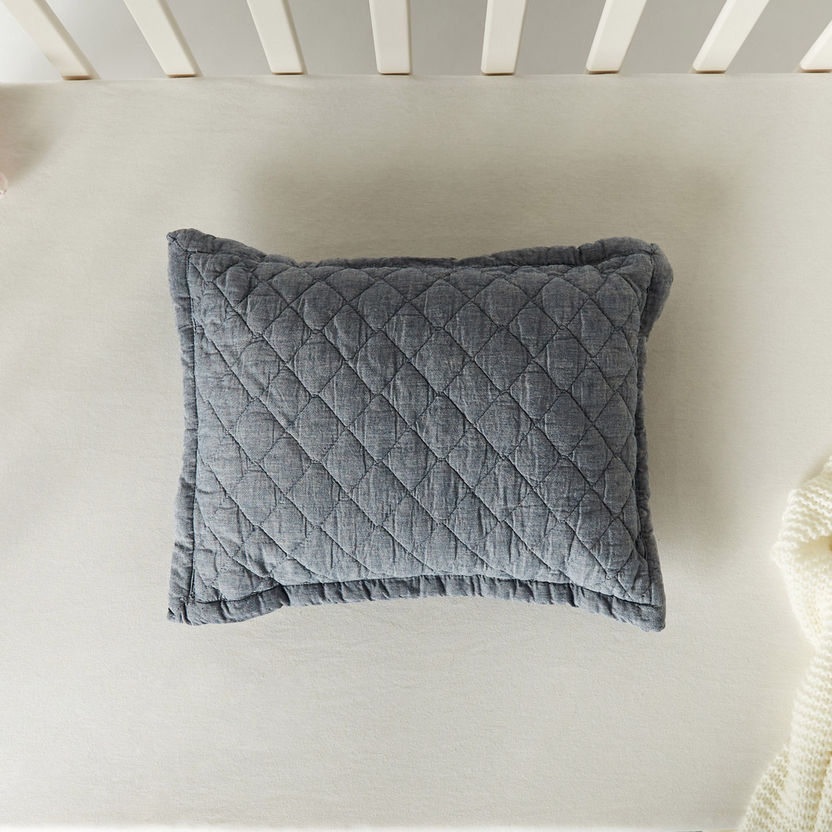 Giggles Vintage Quilted Pillow - 25x36 cm-Baby Bedding-image-1