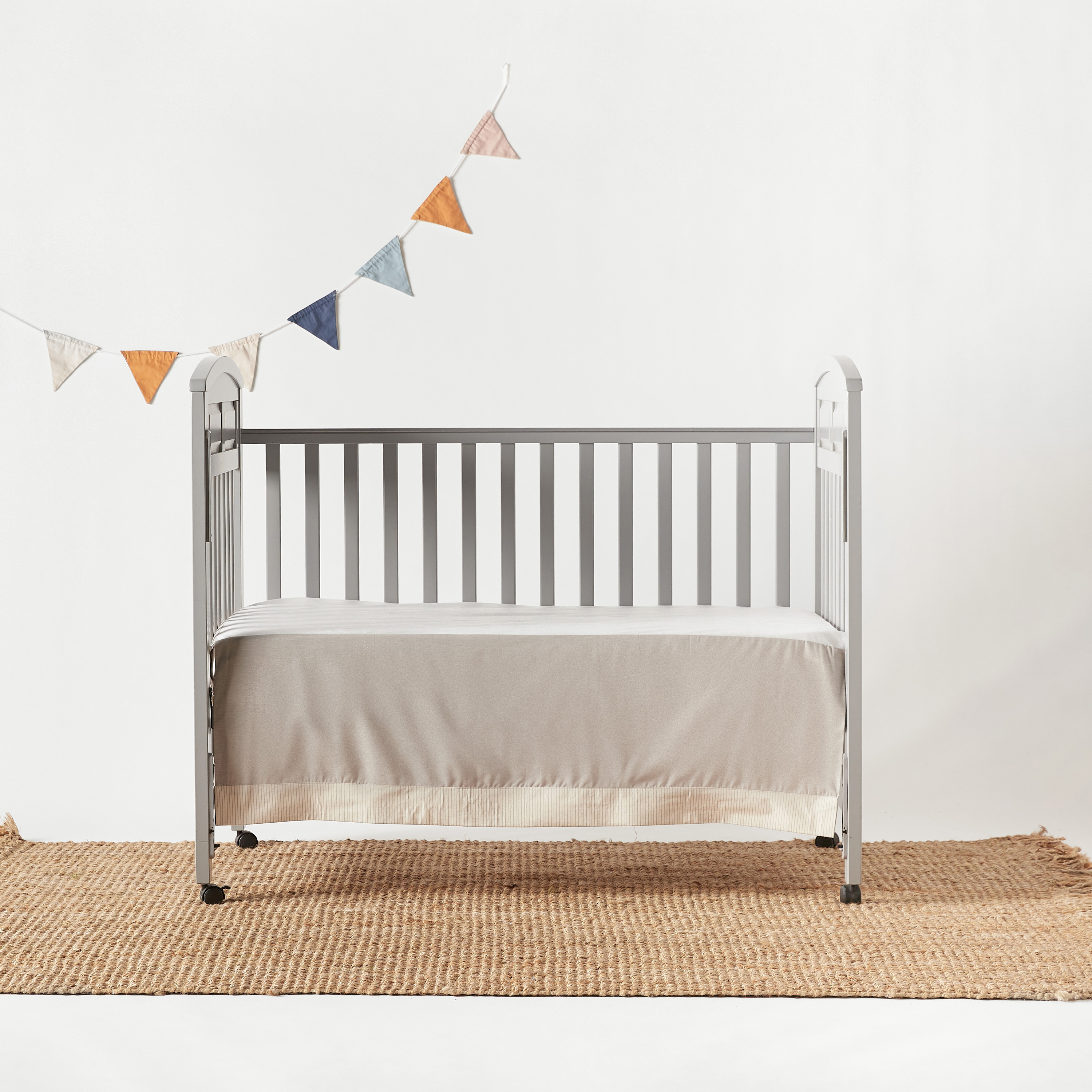 Baby store cot skirt