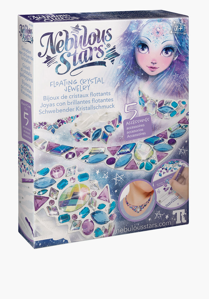 Nebulous Stars Floating Crystal Jewelry Set-Novelties and Collectibles-image-0