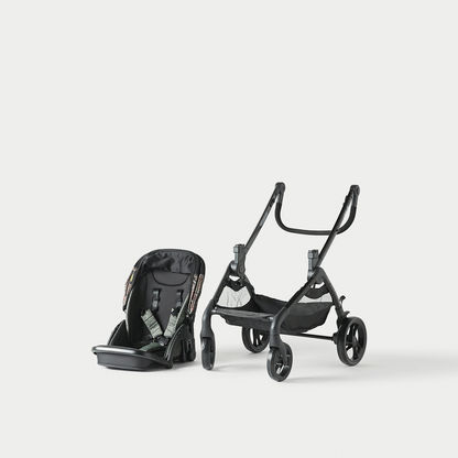 Giggles Casual Stroller with Canopy - Diamond Black-Strollers-image-10