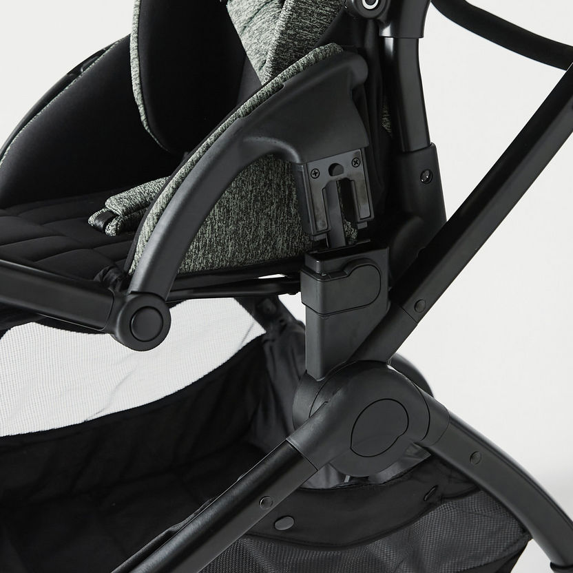 Giggles Casual Stroller with Canopy - Diamond Black-Strollers-image-6