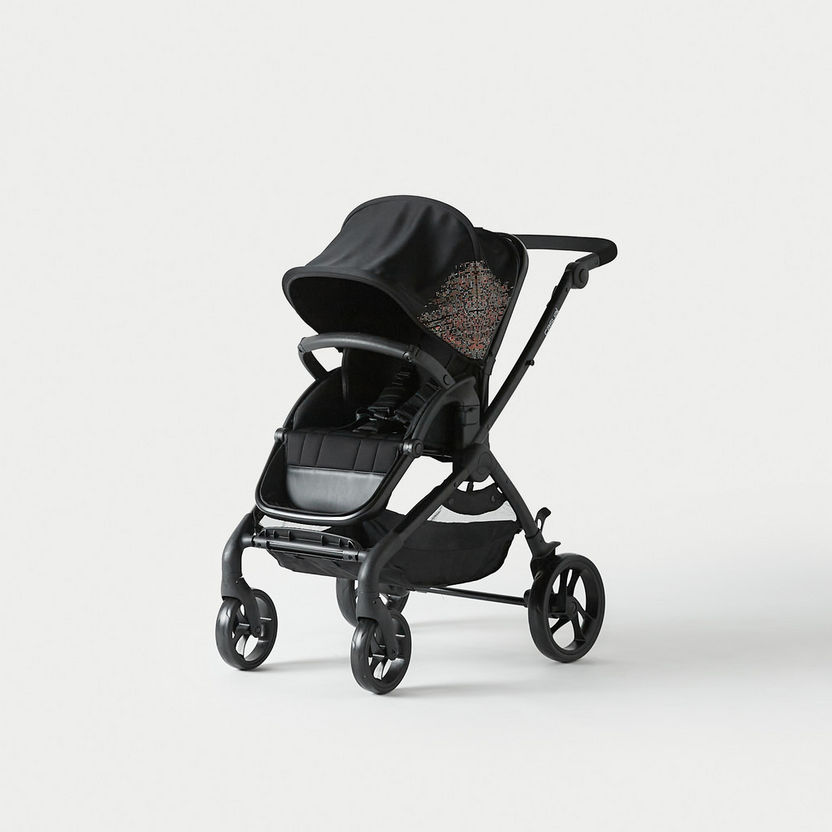 Giggles Casual Stroller with Canopy - Diamond Black-Strollers-image-11