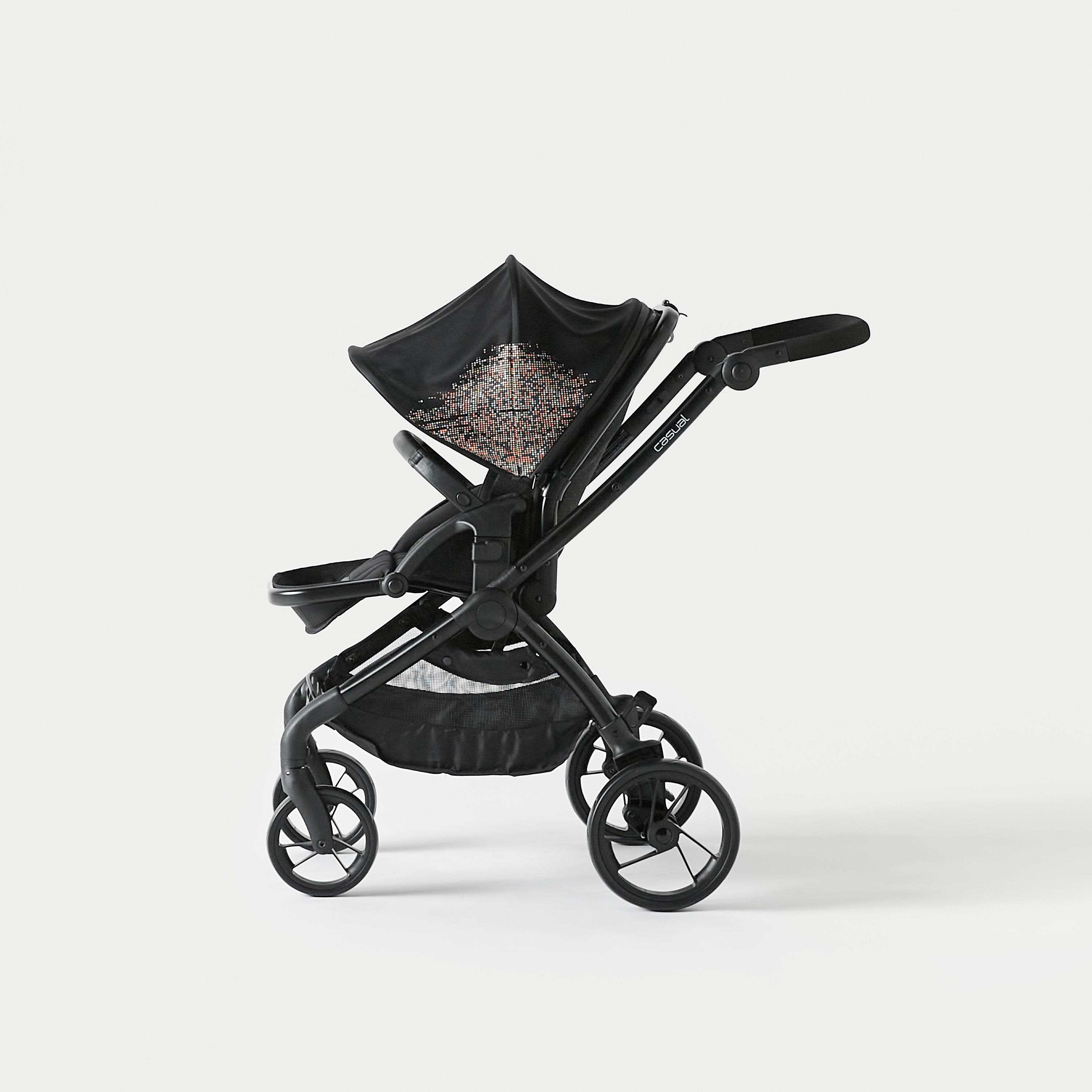Giggles Casual Stroller with Push Button Folding System, Wheel Lock and Reversible Seat Stroller-baby-gear-strollersandprams-strollers-image-3