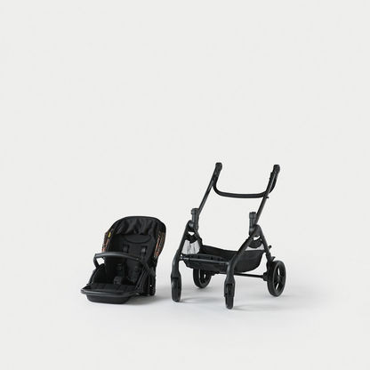 Giggles Casual Stroller with Canopy - Diamond Black-Strollers-image-7