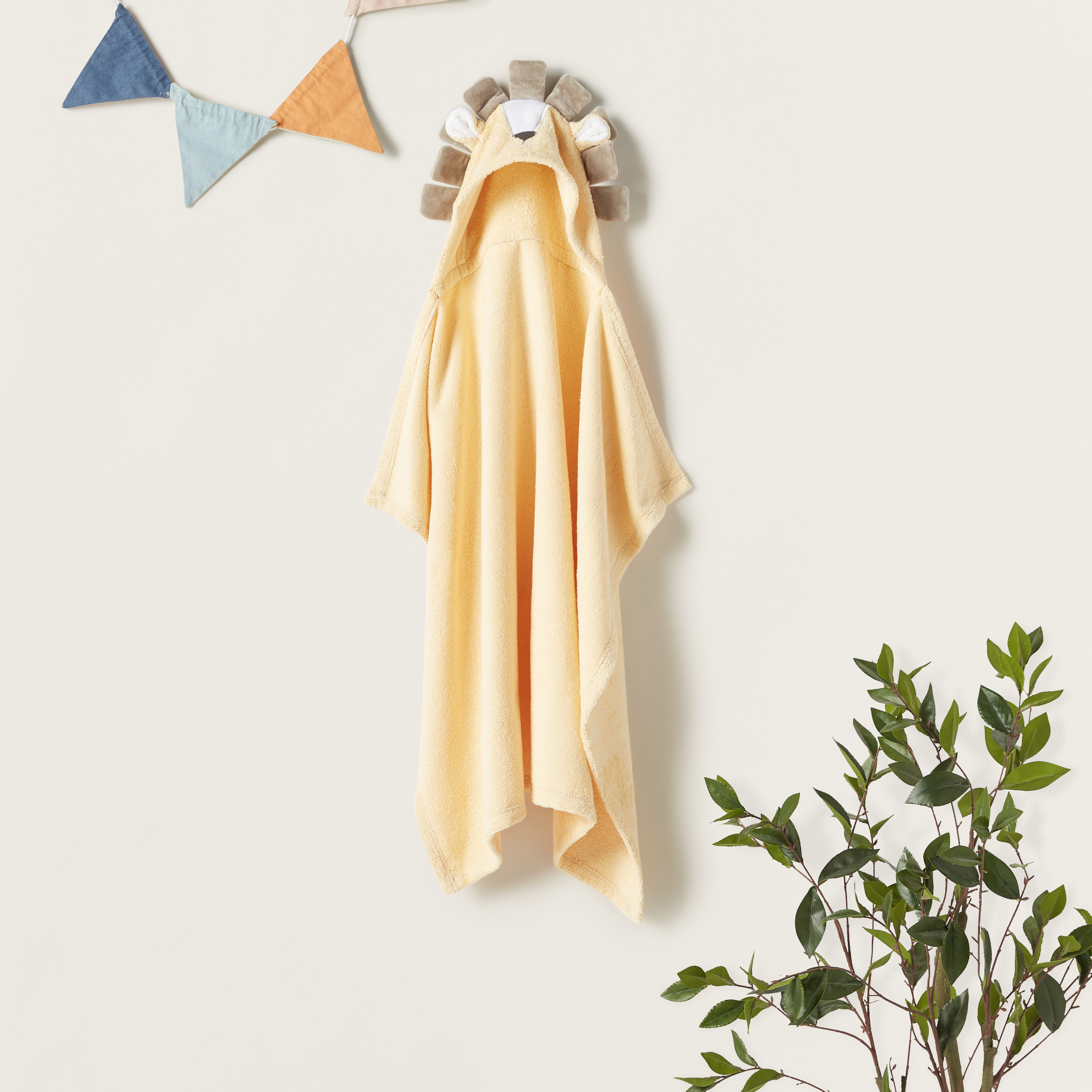 Lion hooded online towel