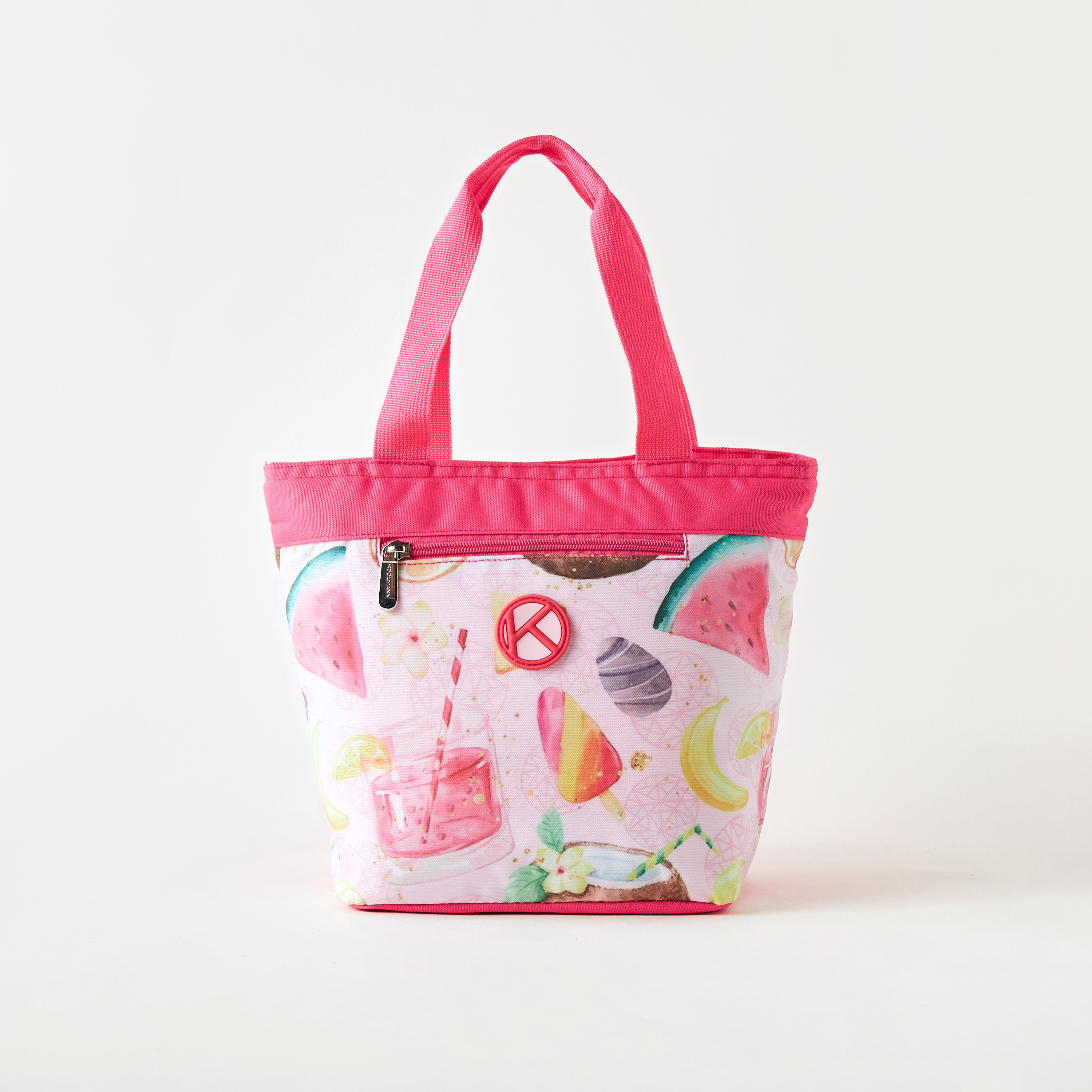 Koolman Printed Lunch Bag with Double Handle - 32x14x26 cms-school-lunchessentials-lunchbags-image-1