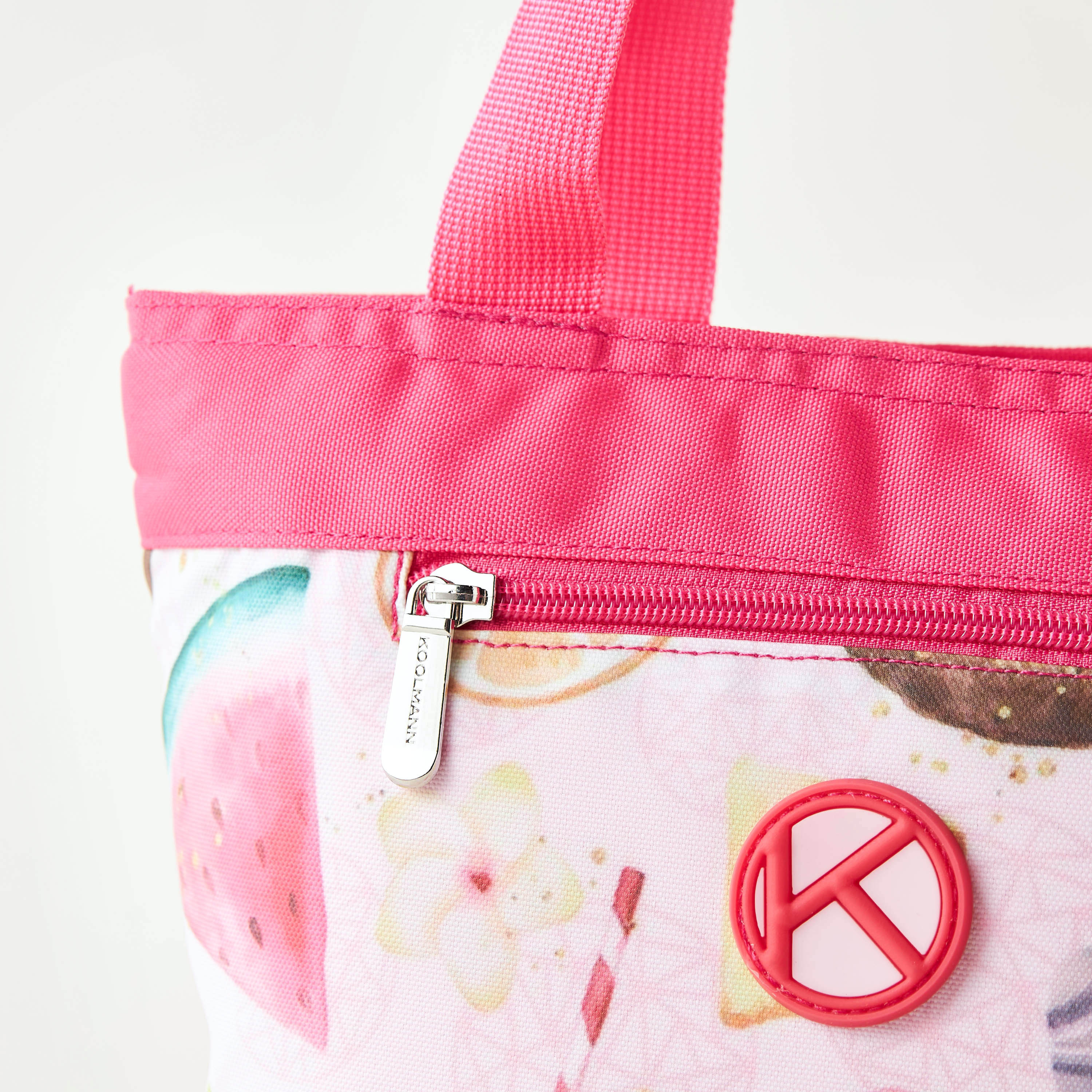 Koolman Printed Lunch Bag with Double Handle - 32x14x26 cms-school-lunchessentials-lunchbags-image-2