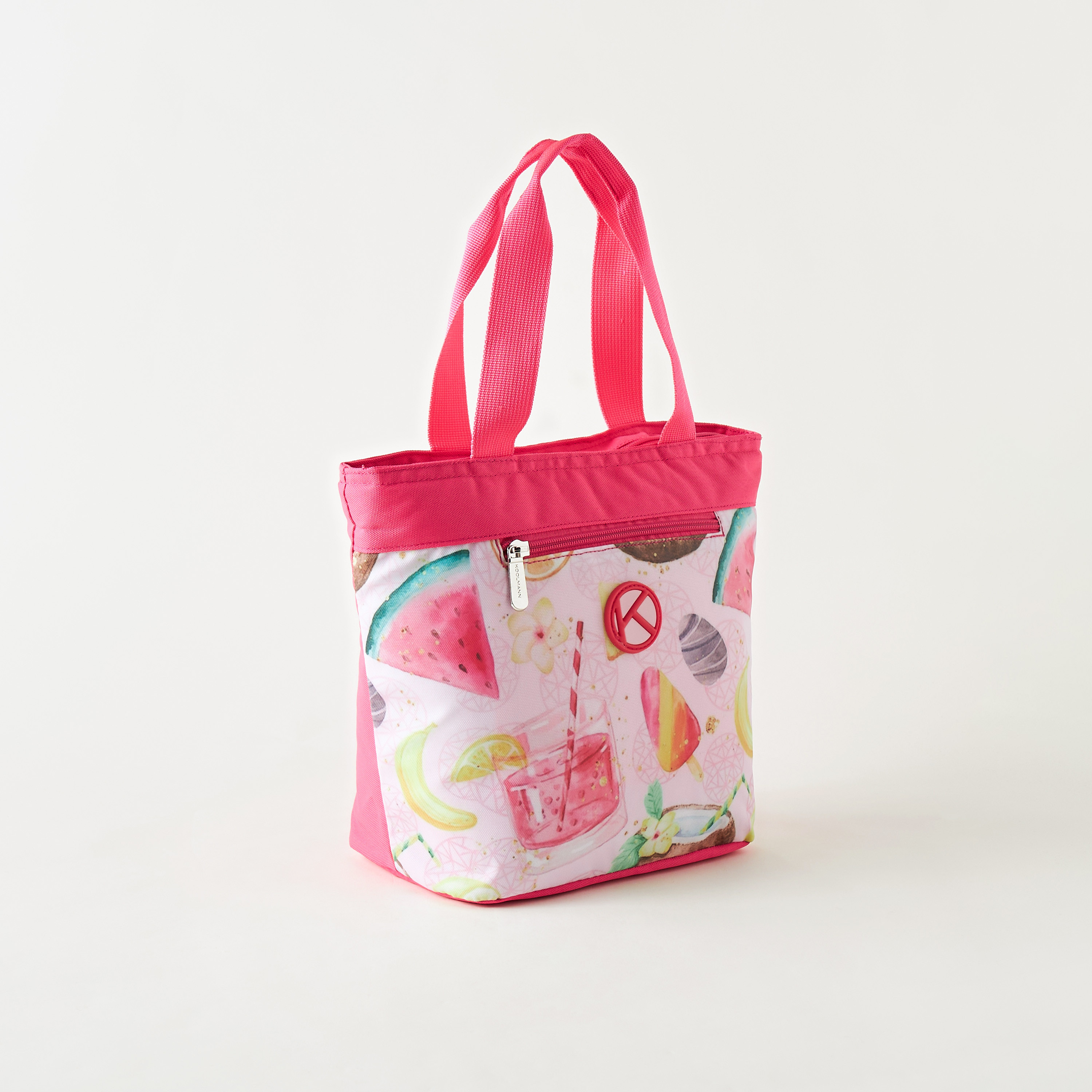 Koolman Printed Lunch Bag with Double Handle - 32x14x26 cms-school-lunchessentials-lunchbags-image-3