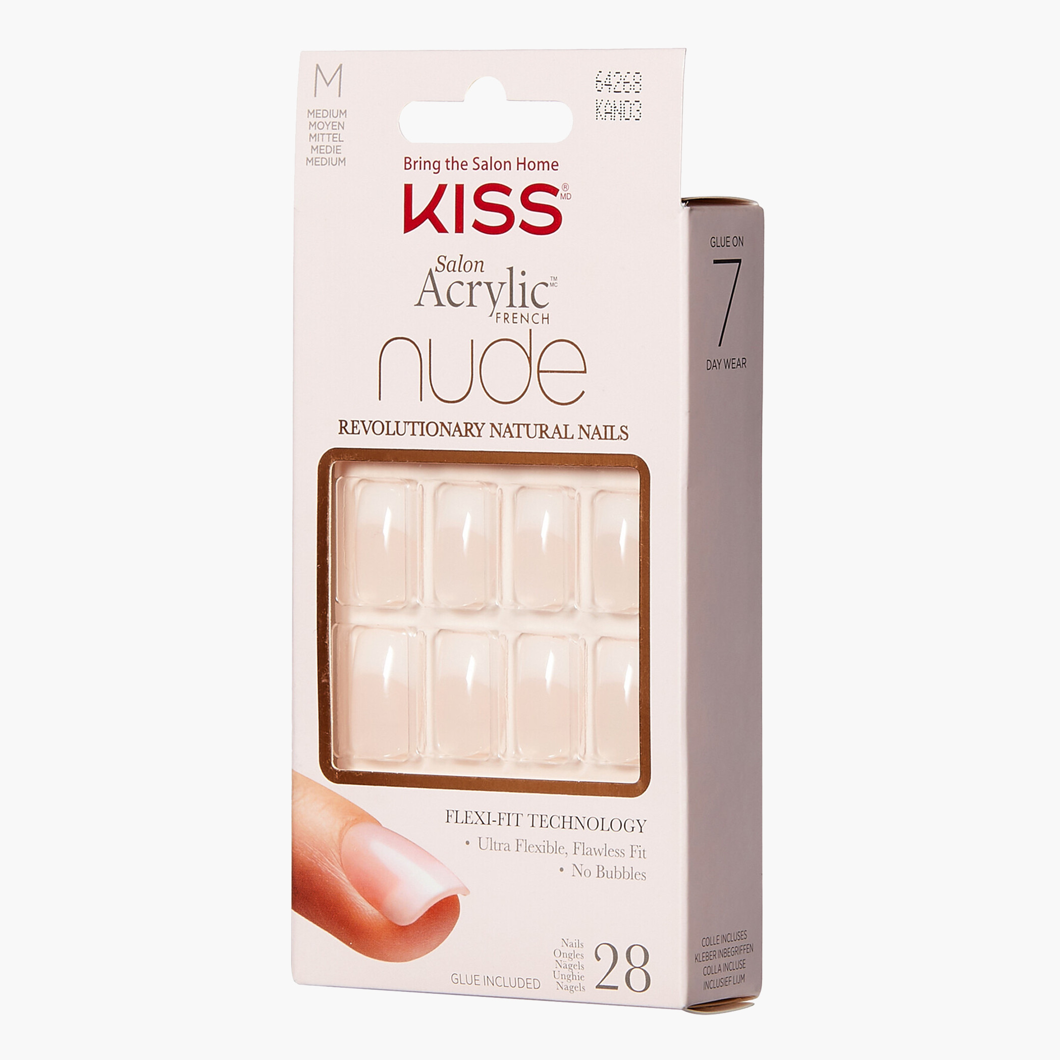 Kiss Cosmetics Salon Acrylic French Nude Nails-beautyandpersonalcare-makeup-nails-artificialnails-image-3
