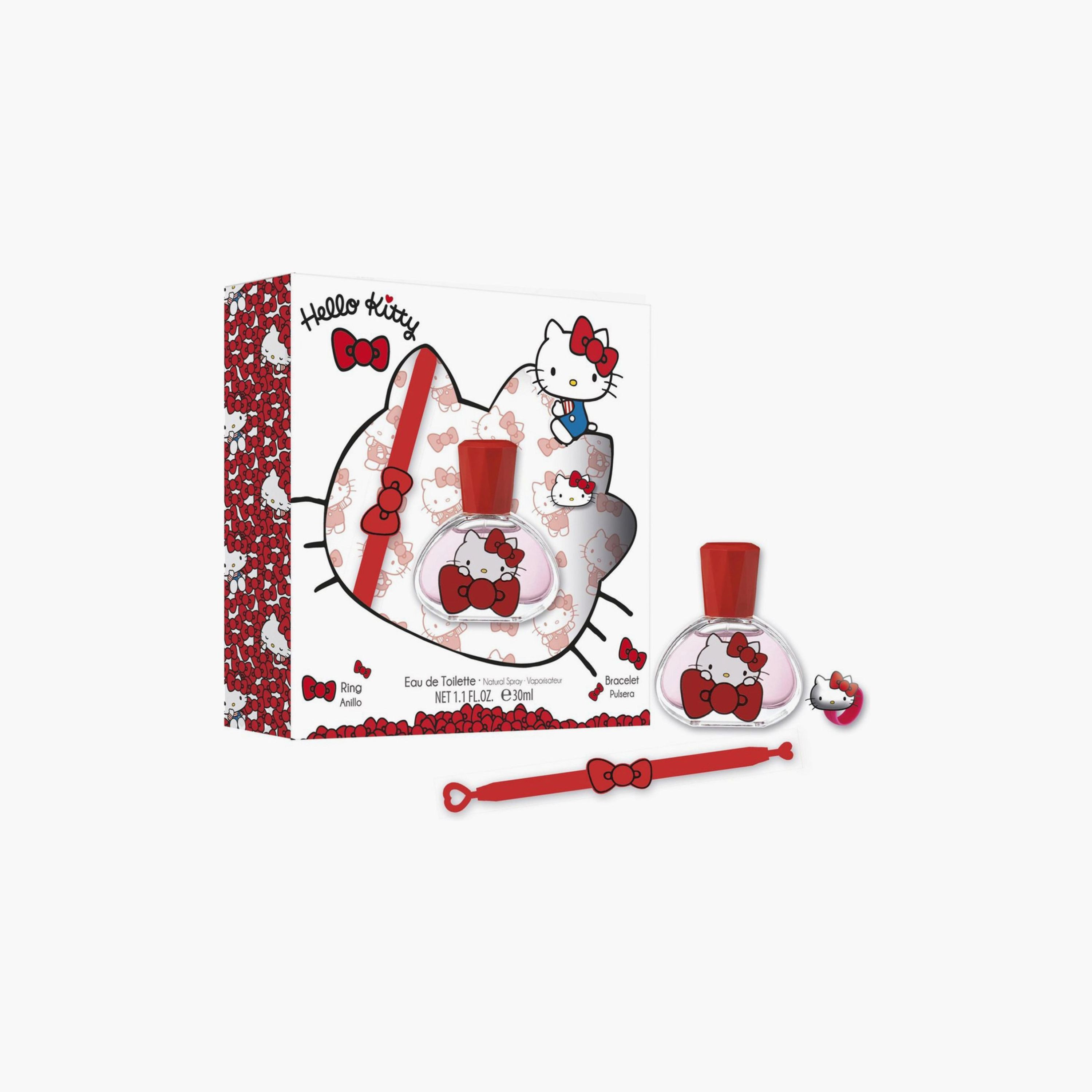Air-Val International Hello Kitty 3-Piece Eau de Toilette and Jewellery Gift Set-beautyandpersonalcare-fragrance-unisex-image-1