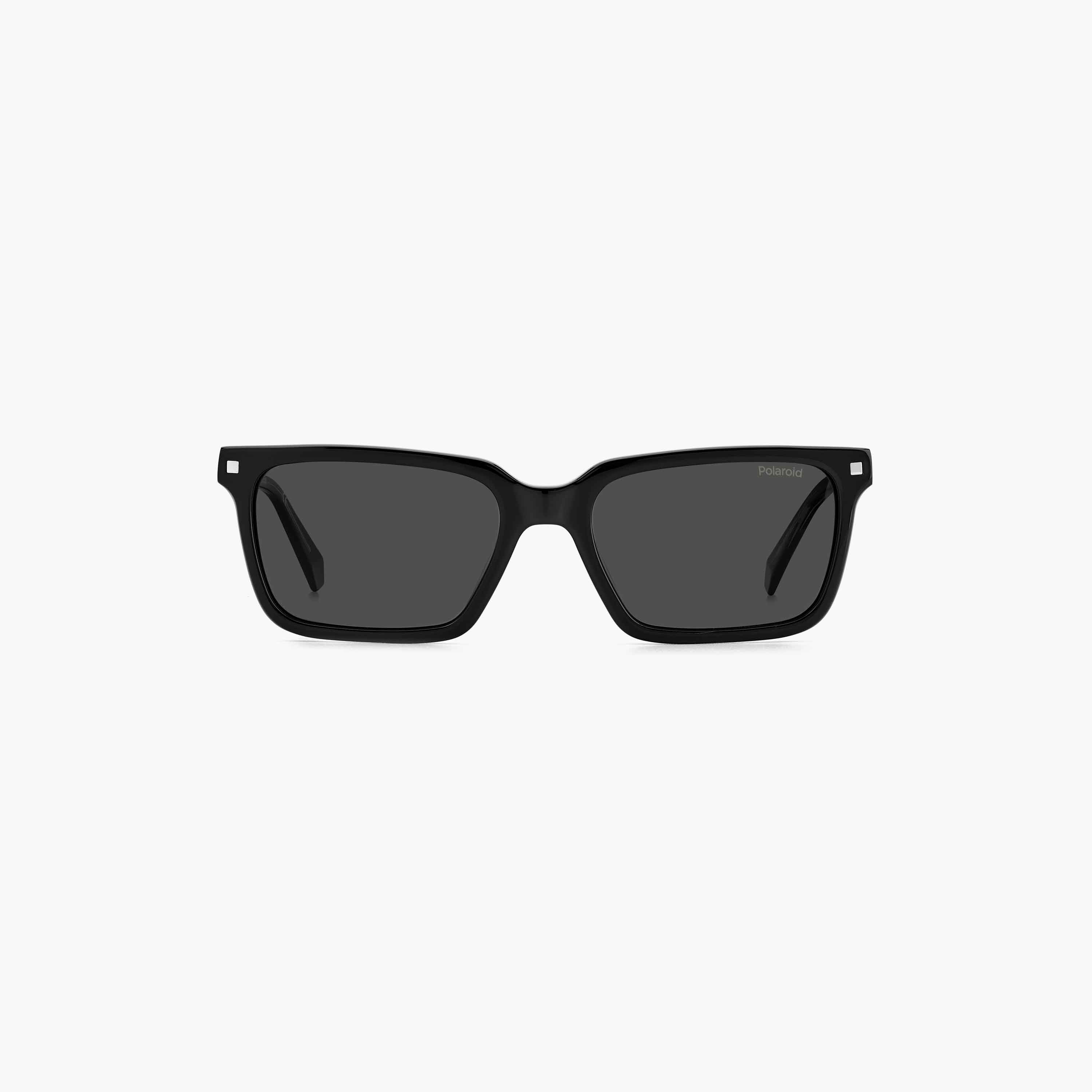 Polaroid Men's Polarized and UV Protected Grey Lens 55 mm Rectangular Sunglasses | 204799-girls-accessories-sunglasses-image-3