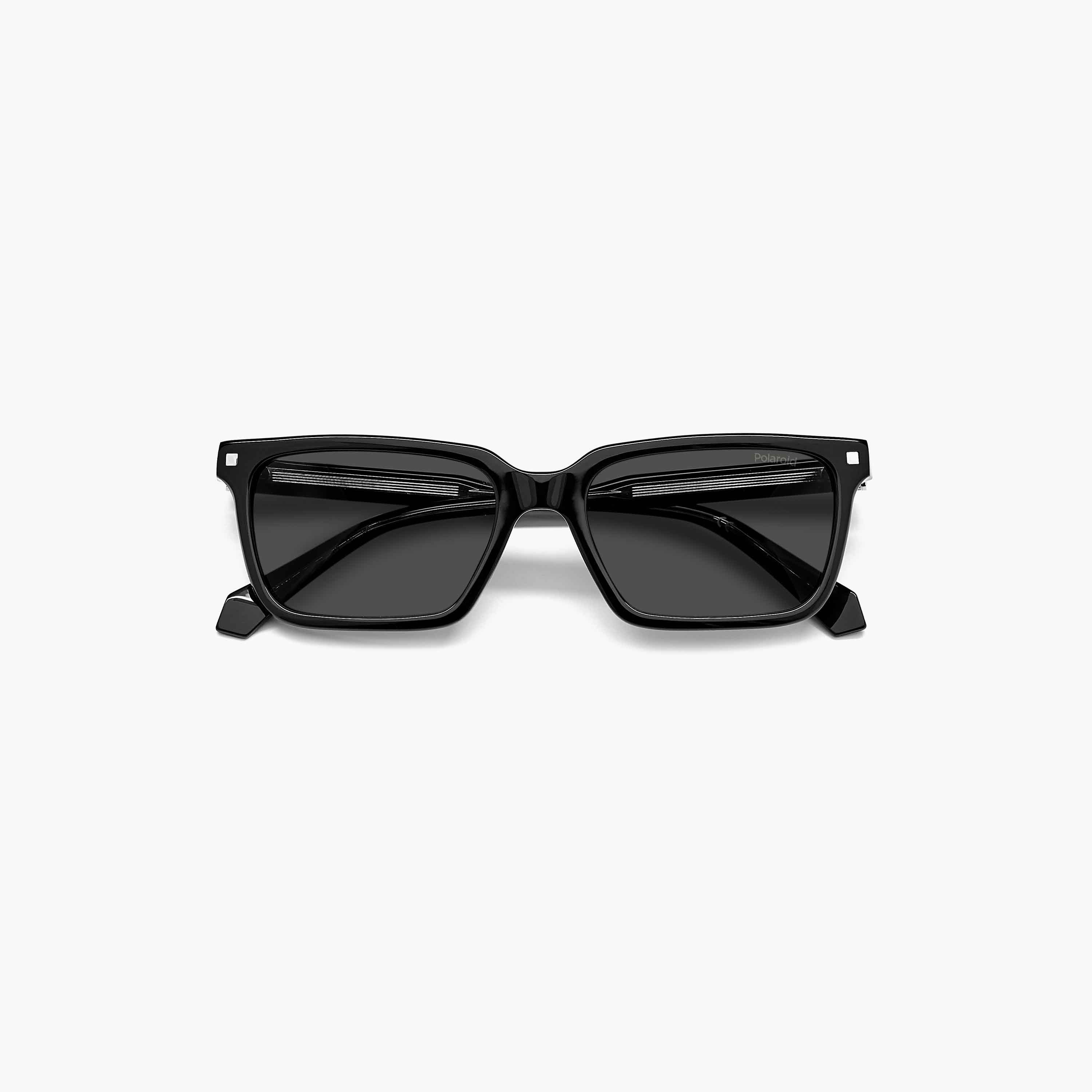 Polaroid Men's Polarized and UV Protected Grey Lens 55 mm Rectangular Sunglasses | 204799-girls-accessories-sunglasses-image-4