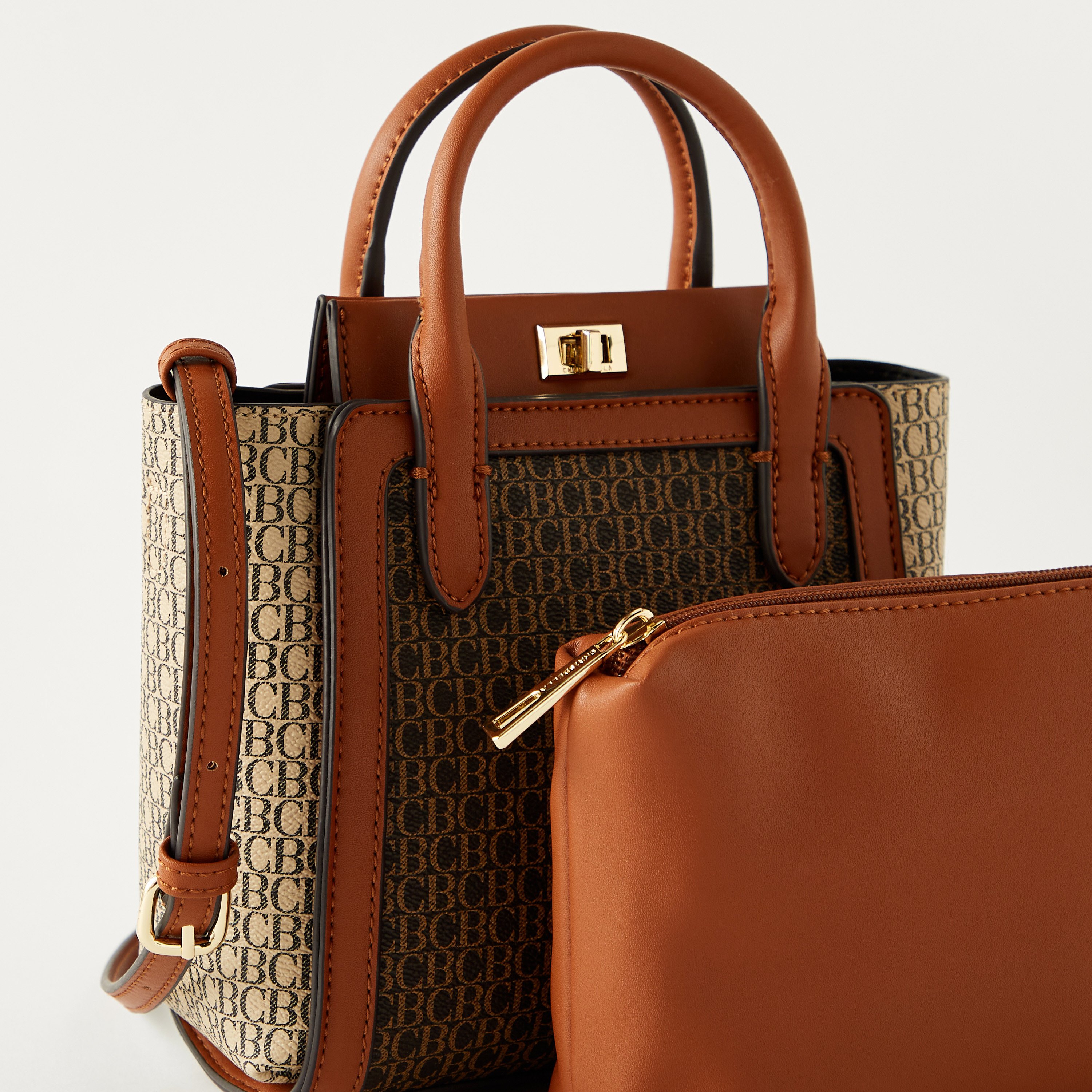 شنطة توتي بحزام قابل للفصل وطبعات وشنطة صغيرة من كريسبيلا-women-bagsandwallets-handbags-image-2