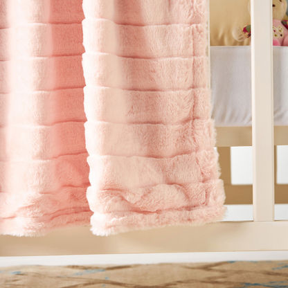 Juniors Textured Faux Fur Blanket - 100x127 cms-Blankets and Throws-image-2