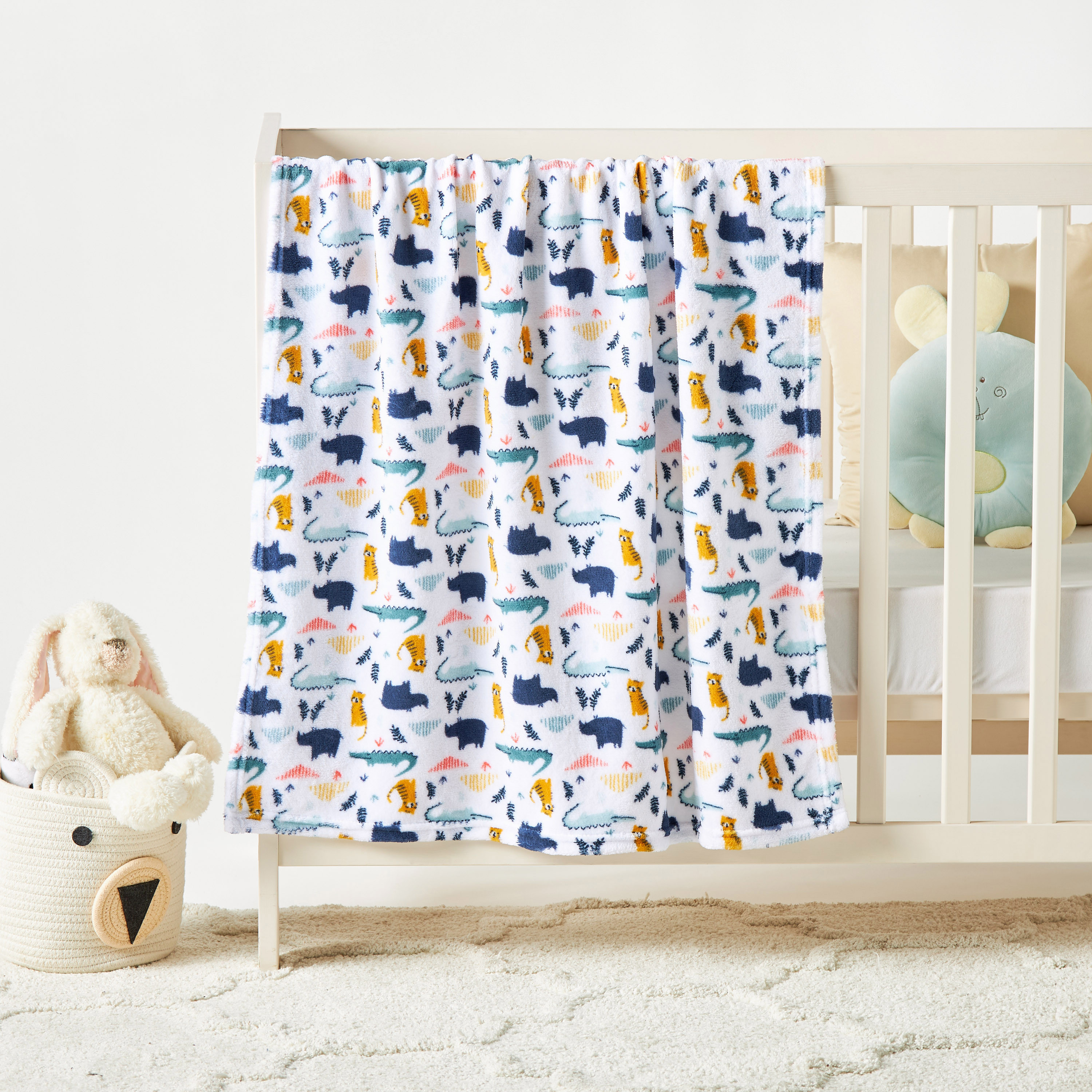 Juniors Printed Coral Fleece Blanket - 76x102 cms-baby-nursery-blanketsandswaddles-blanketsandquilts-image-1