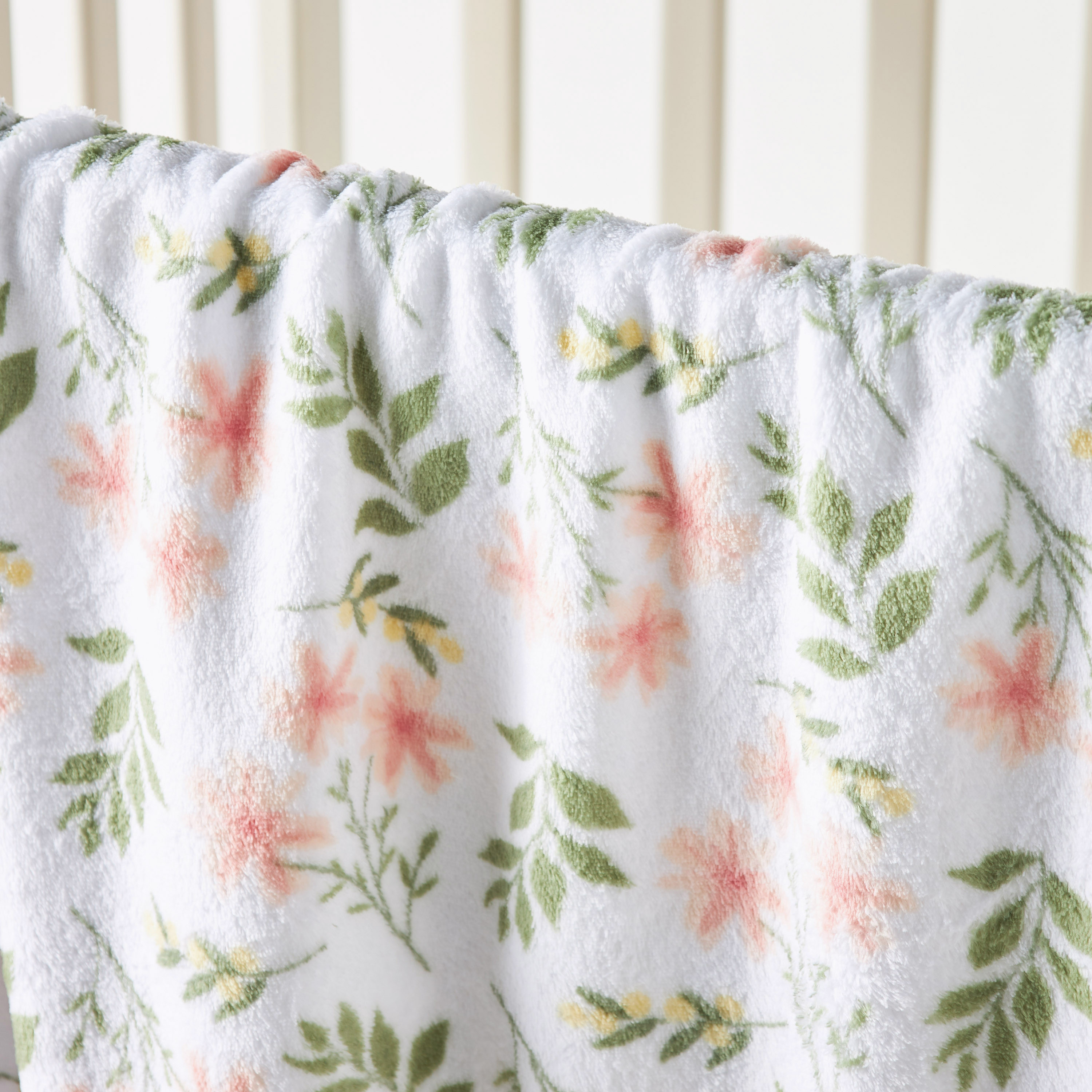 Juniors Floral Print Coral Fleece Blanket - 76x102 cms-baby-nursery-blanketsandswaddles-blanketsandquilts-image-2