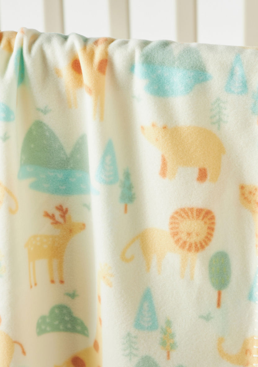 Juniors All-Over Print Fleece Baby Blanket-Blankets and Throws-image-1