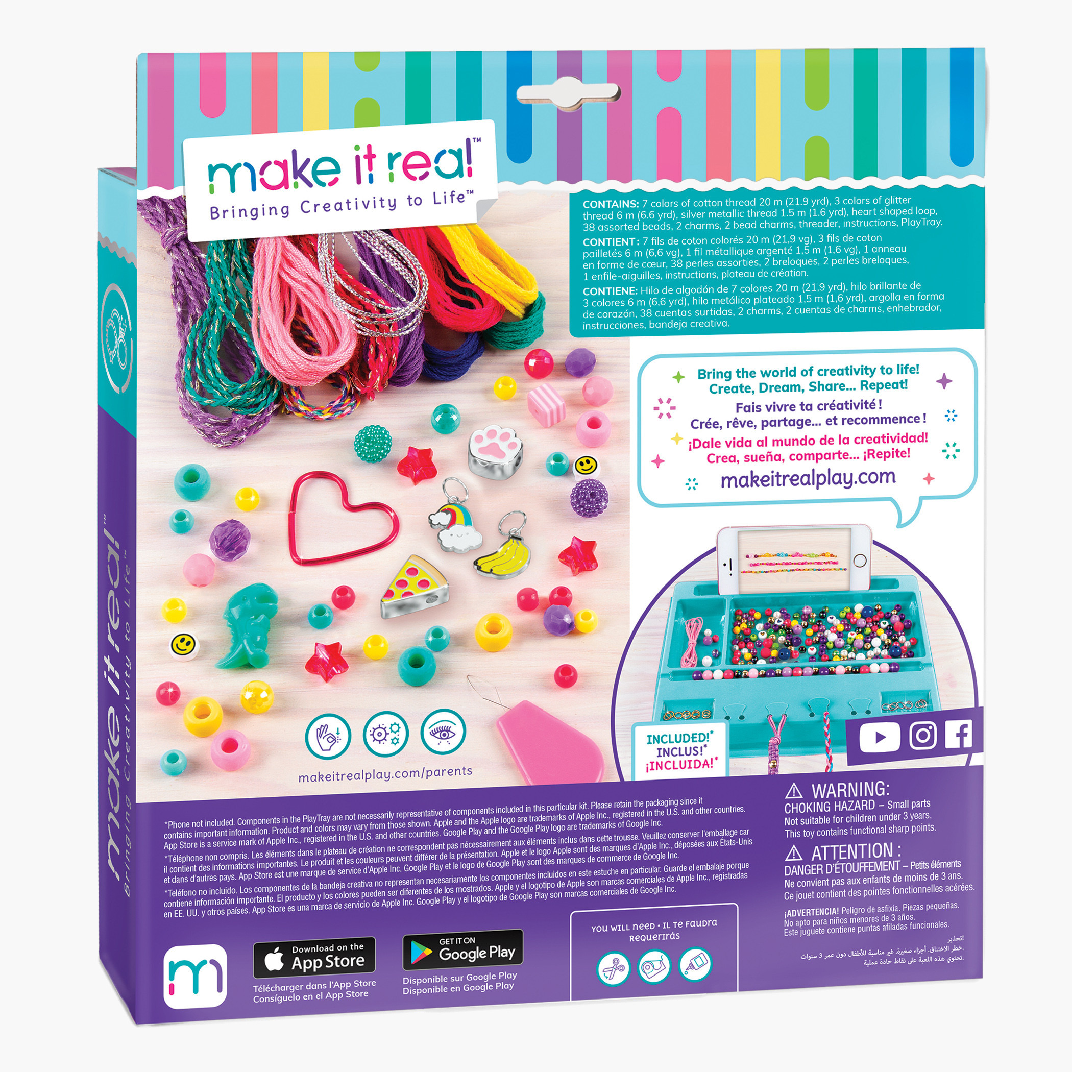 Make It Real 54-Piece Bracelet Kit-school-artsandcrafts-image-2