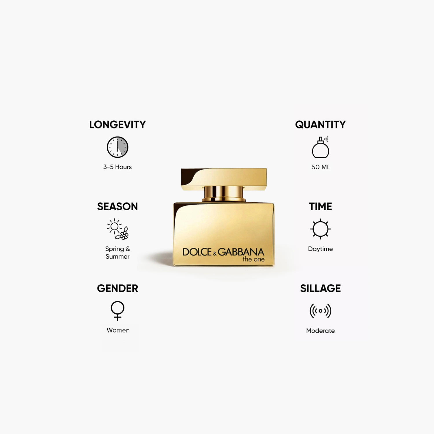 عطر أو دو بارفان ذا وان جولد انتنس للنساء من دولتشي آند غابانا - 50 مل-beautyandpersonalcare-fragrance-women-image-5
