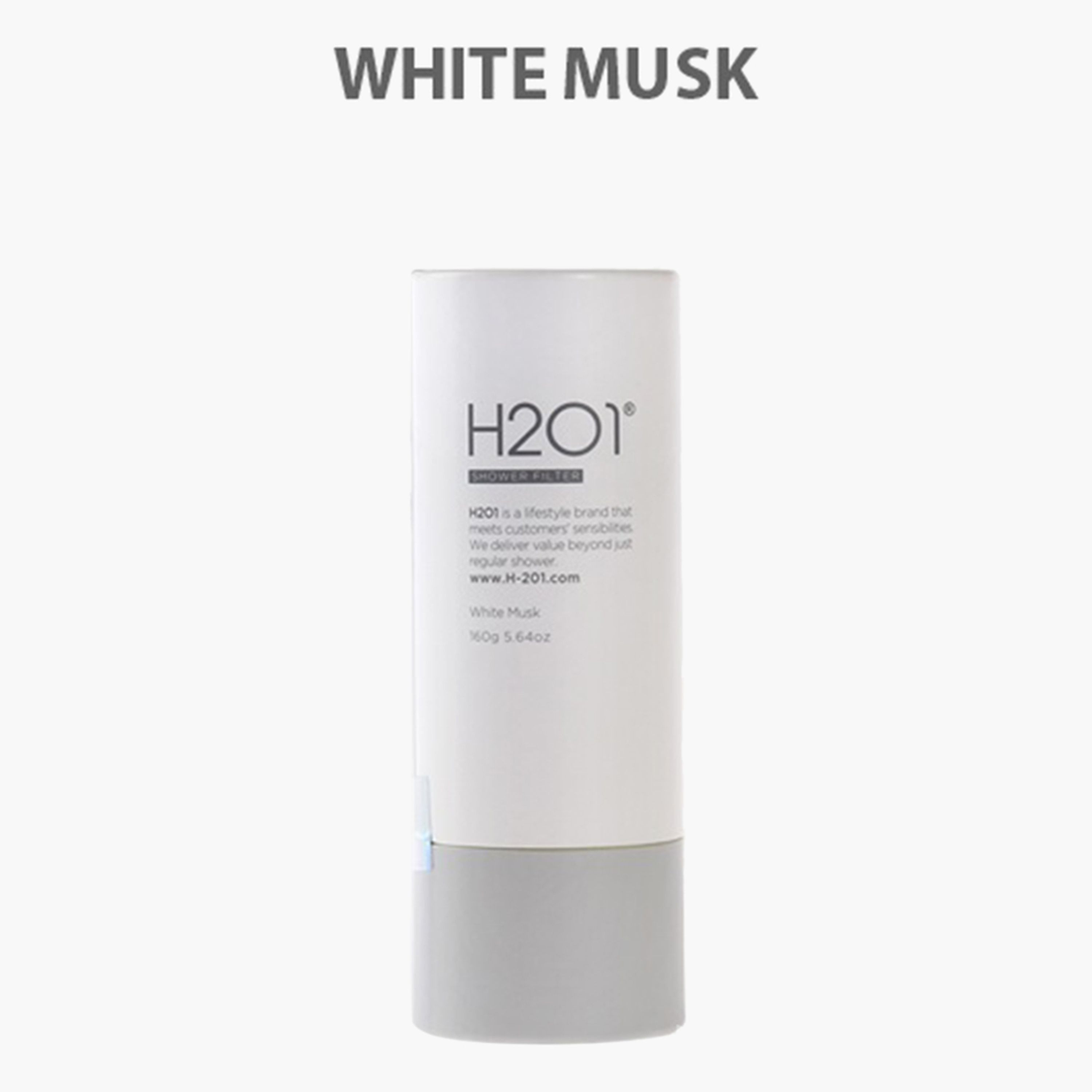 H201 White Musk Vitamin Shower Filter - 160 ml-beautyandpersonalcare-bathandbody-hygieneessentials-image-1