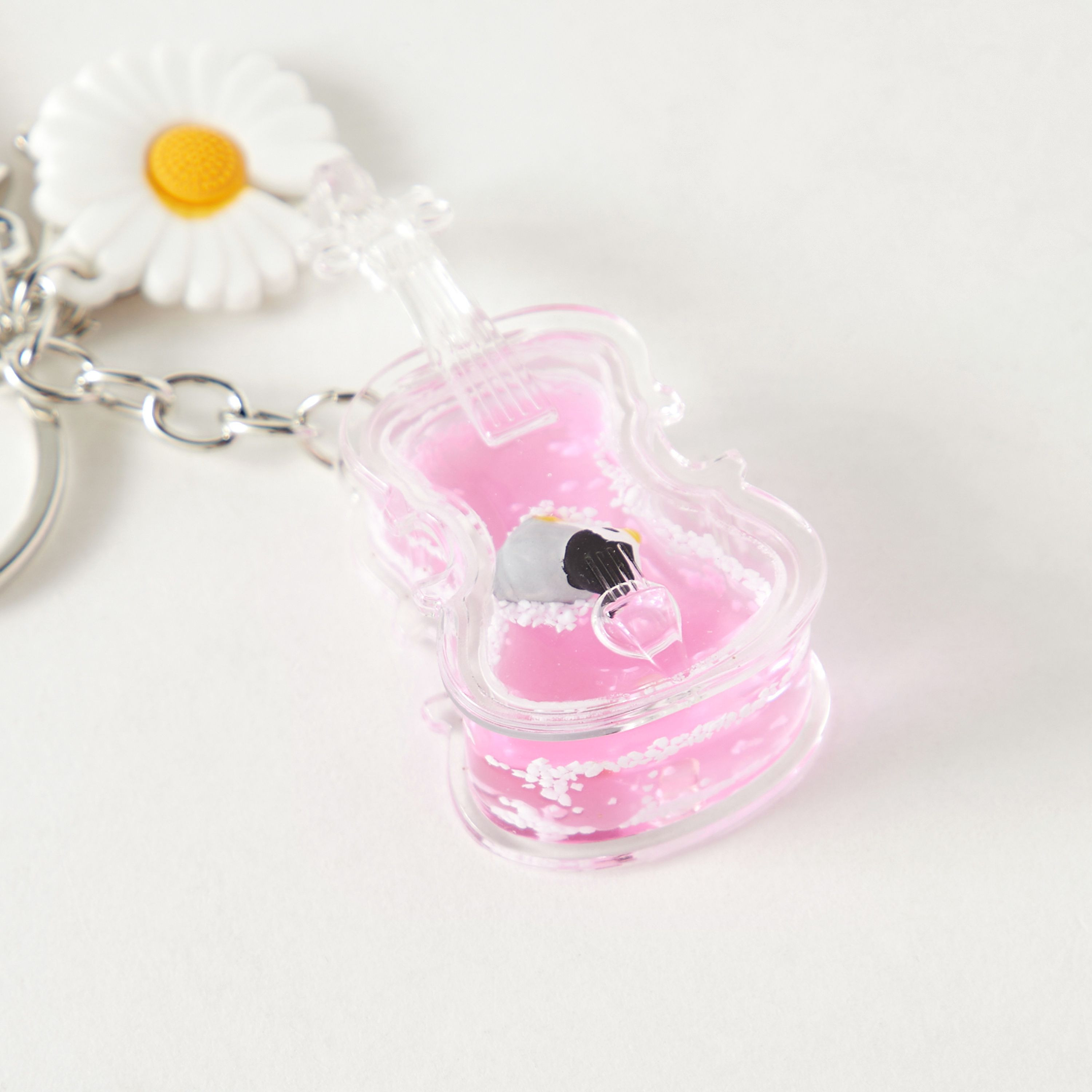 Guitar Keyring with Charm-girls-accessories-keyringsandbagcharms-image-2